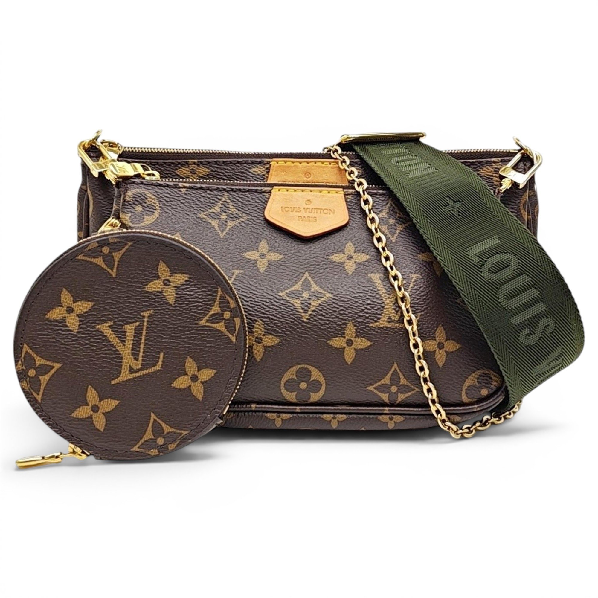 Maxi Multi Pochette Accessoires leather handbag
