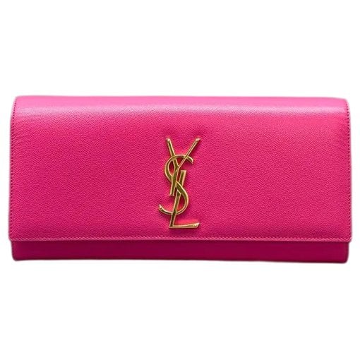 Kate monogramme leather clutch bag