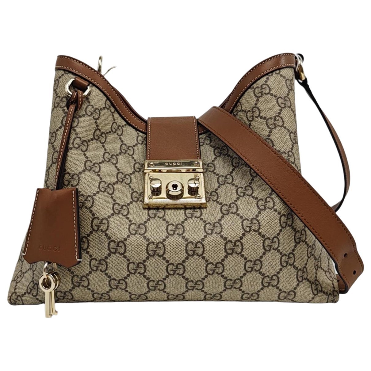 Padlock cloth crossbody bag