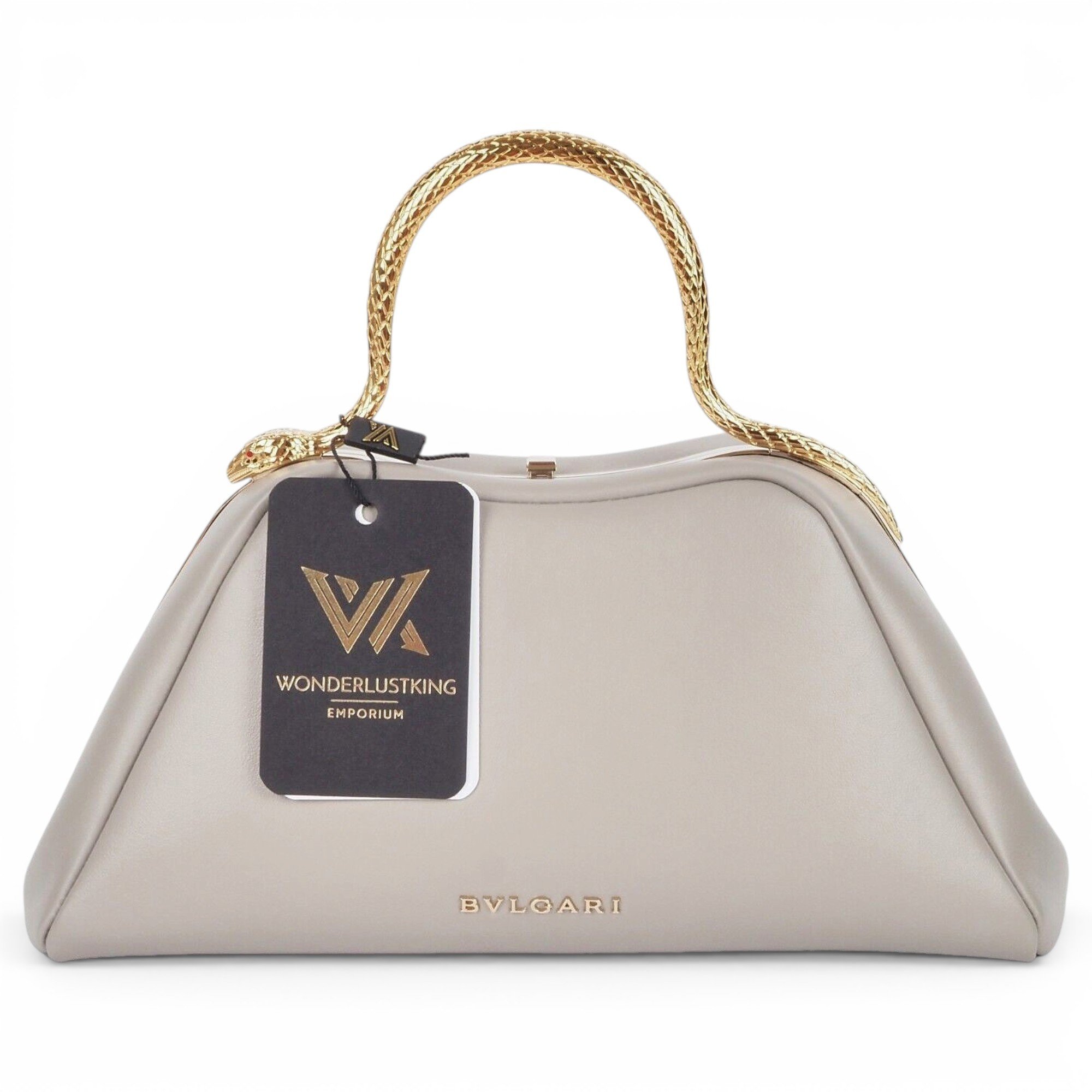 Bvlgari Serpenti leather handbag
