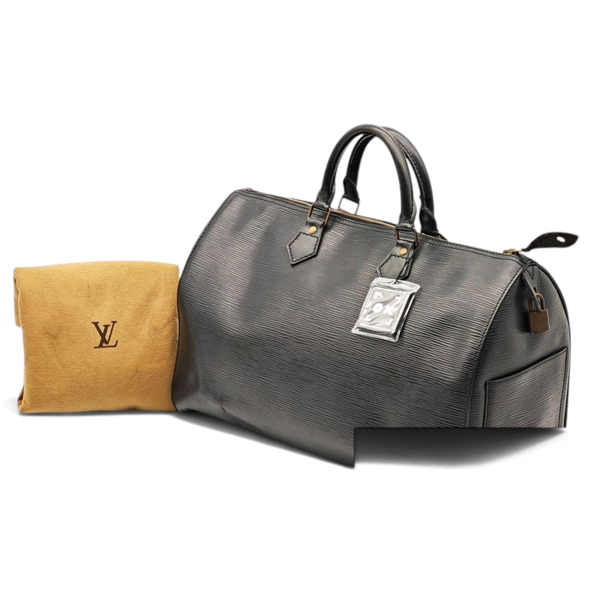 Speedy leather handbag