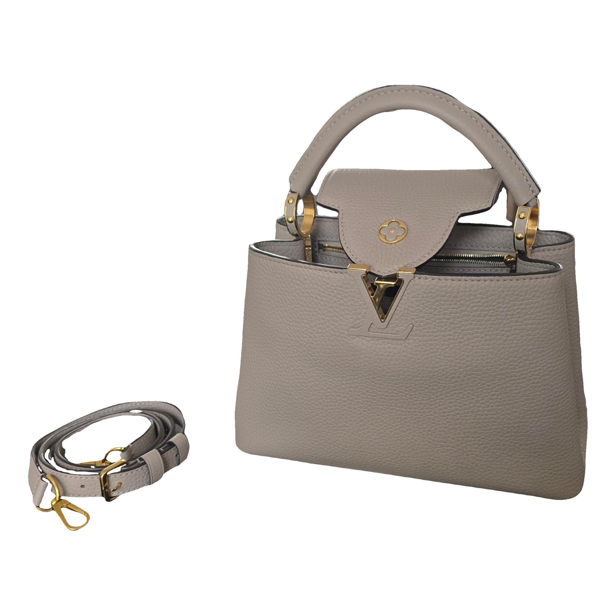 Capucines leather handbag