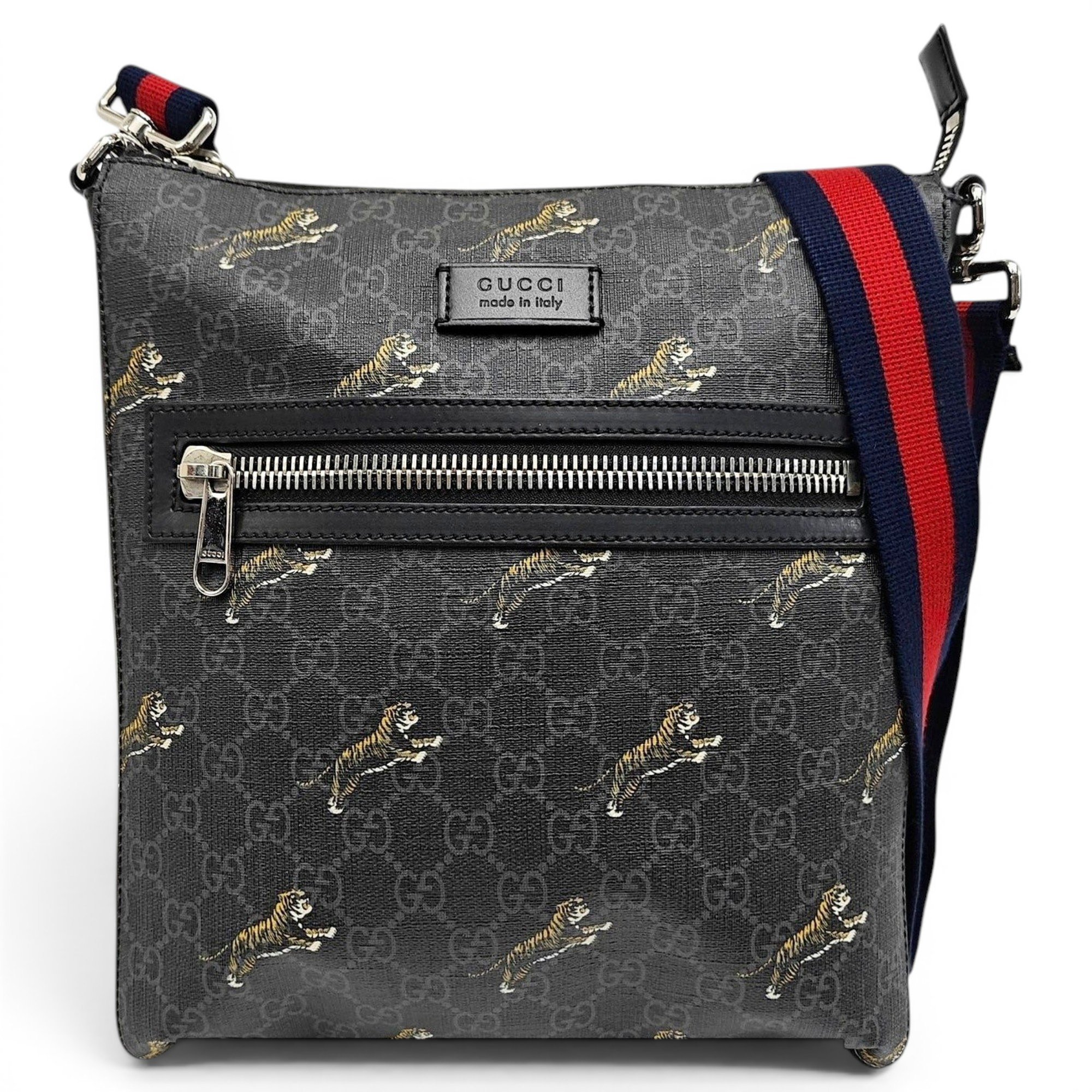 Ophidia GG Supreme leather handbag