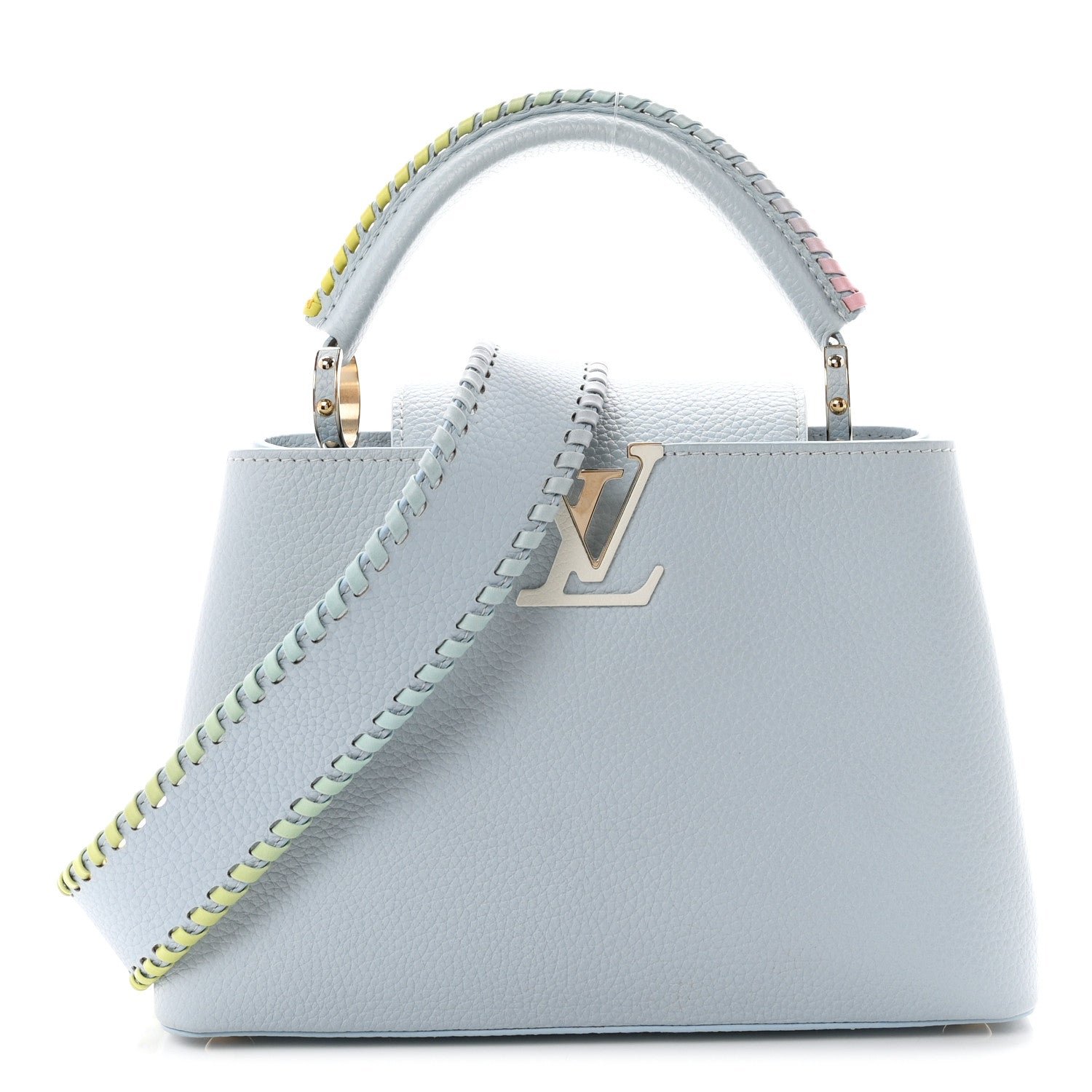 Louis Vuitton Taurillon Capucines BB Light Blue
