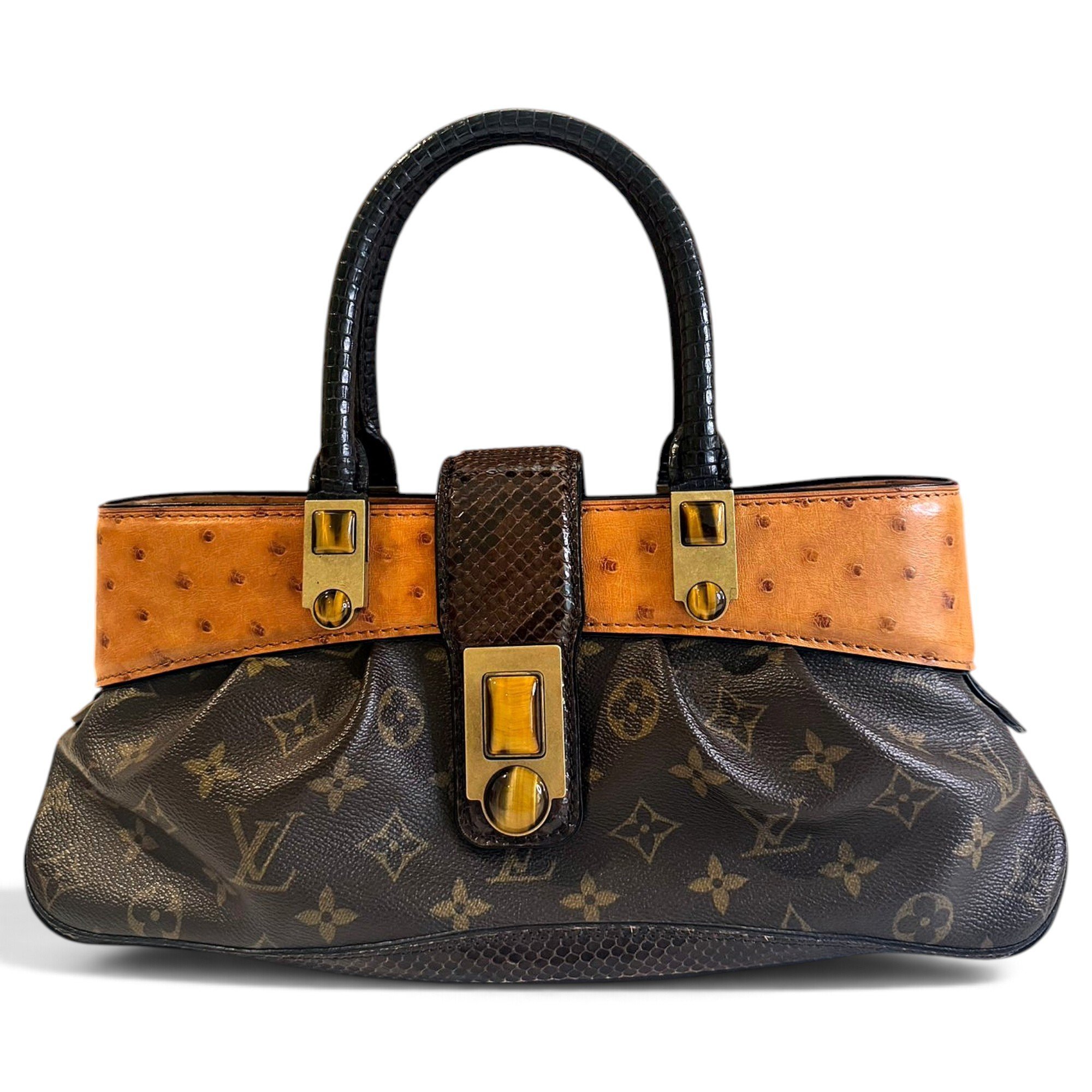 Ostrich handbag