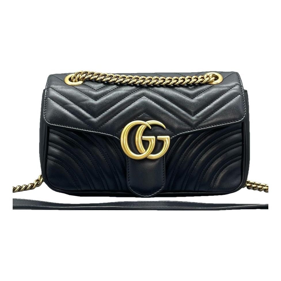 GG Marmont Flap leather handbag