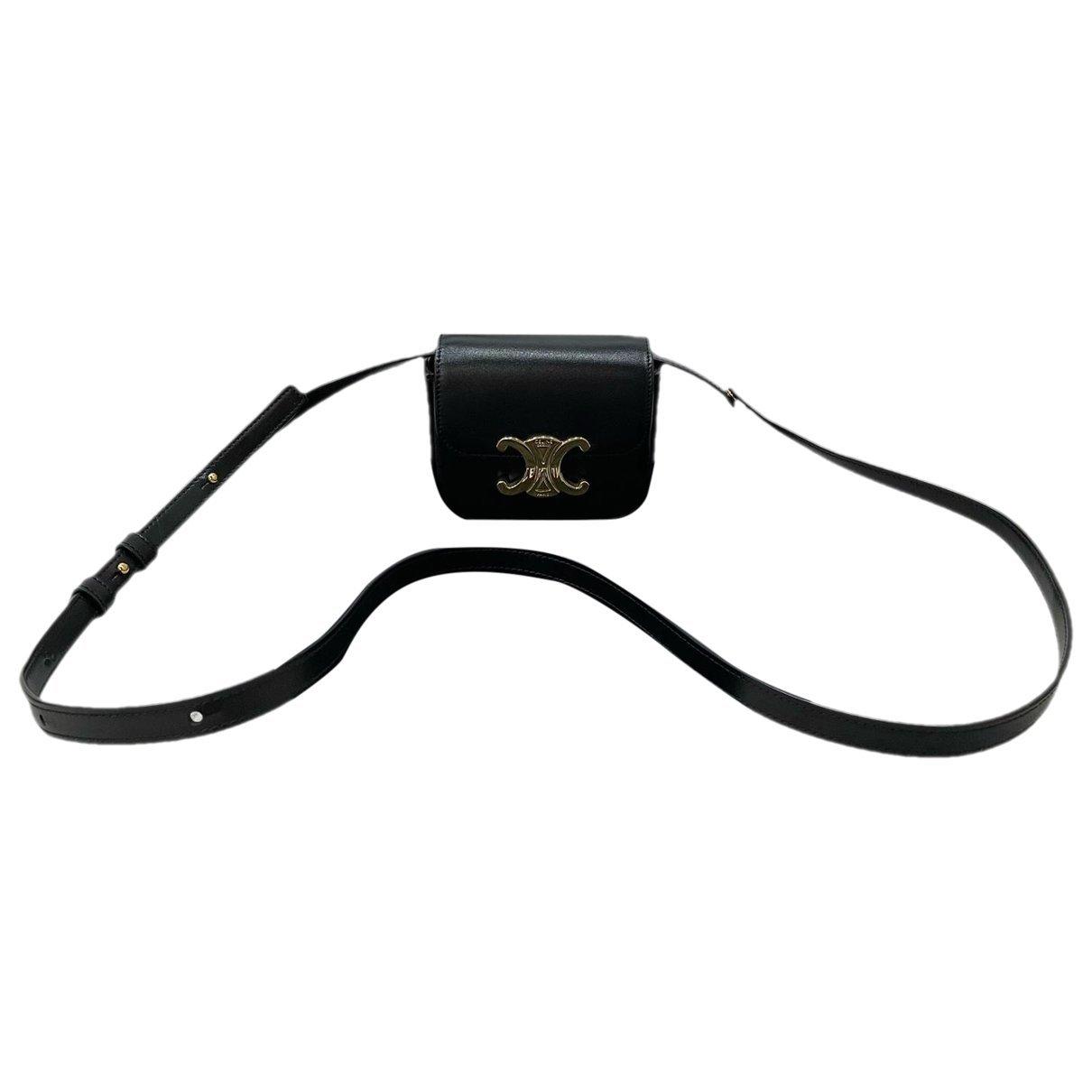 Triomphe leather crossbody bag