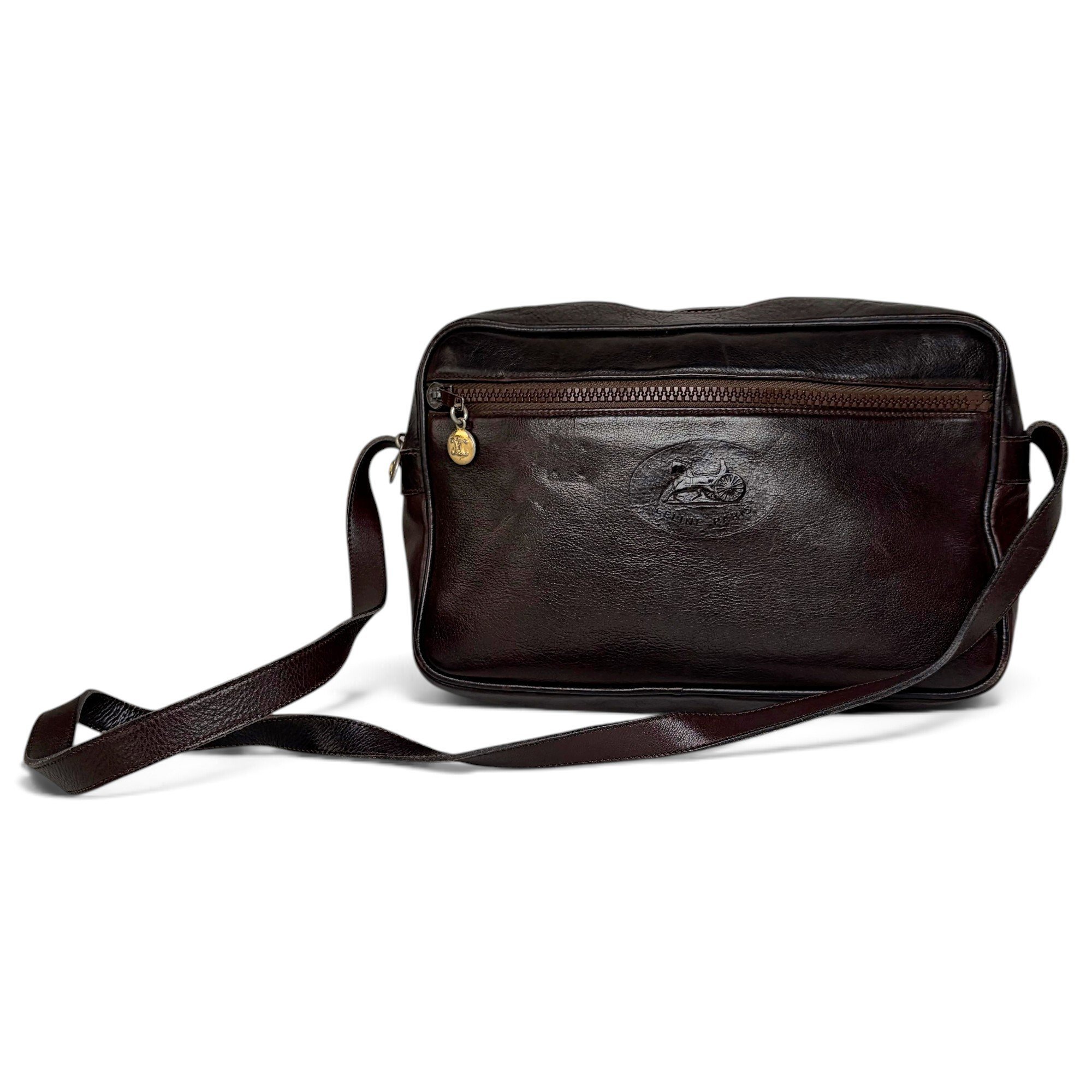 Classic leather crossbody bag