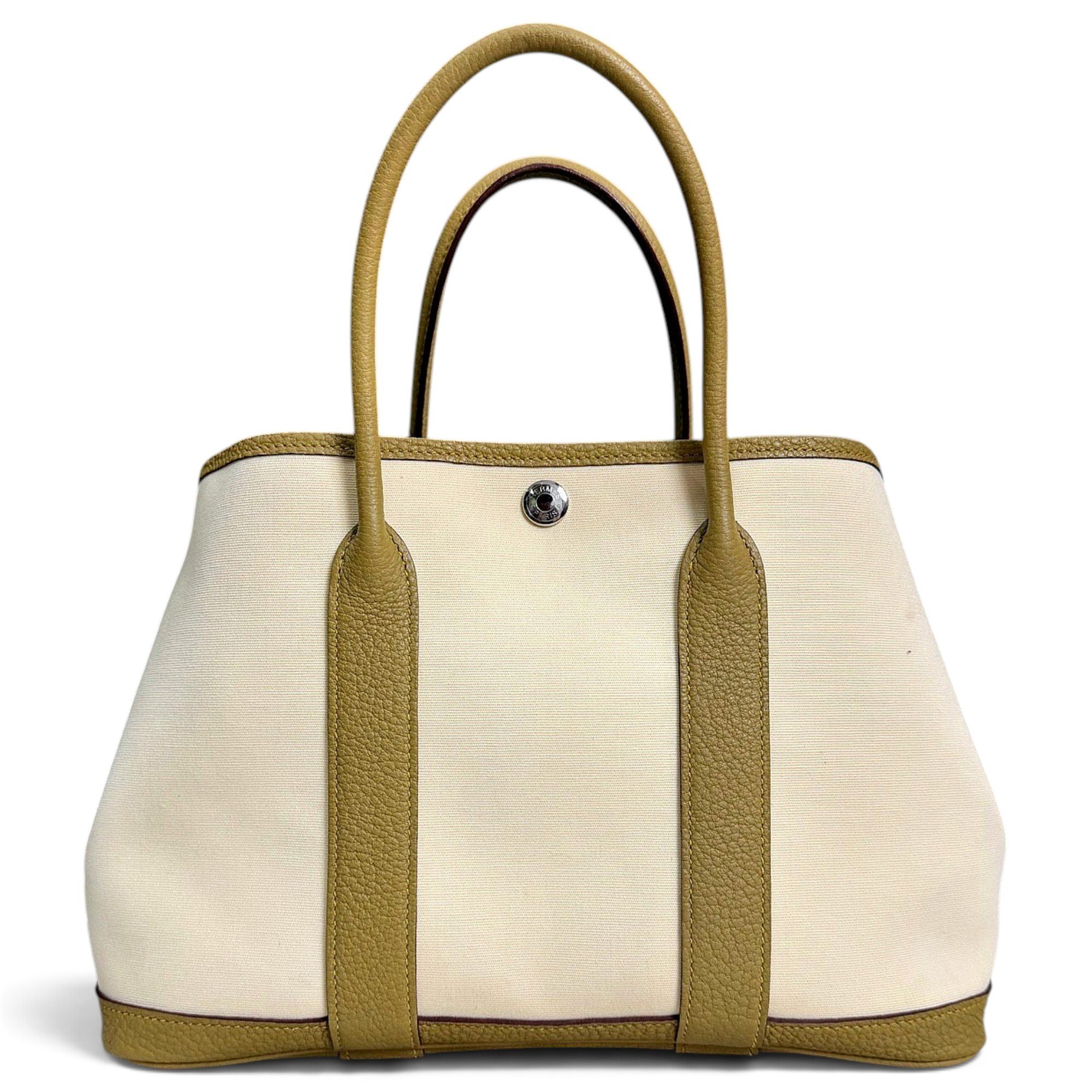 Garden Party leather handbag