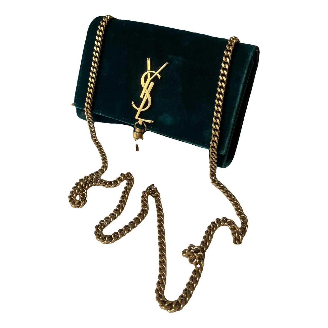 Velvet clutch bag