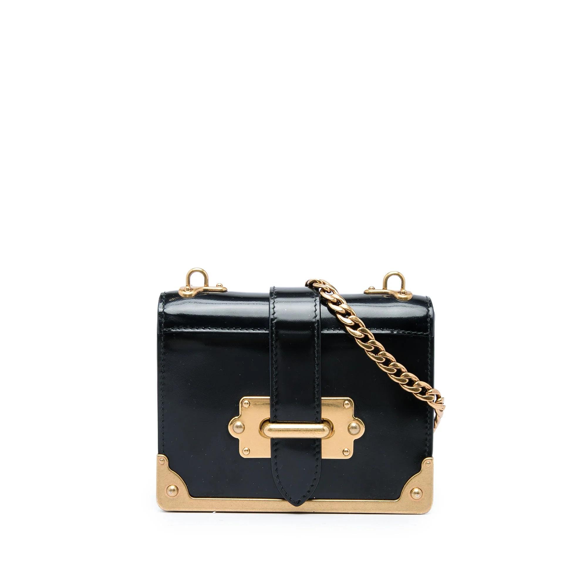 Cahier leather handbag