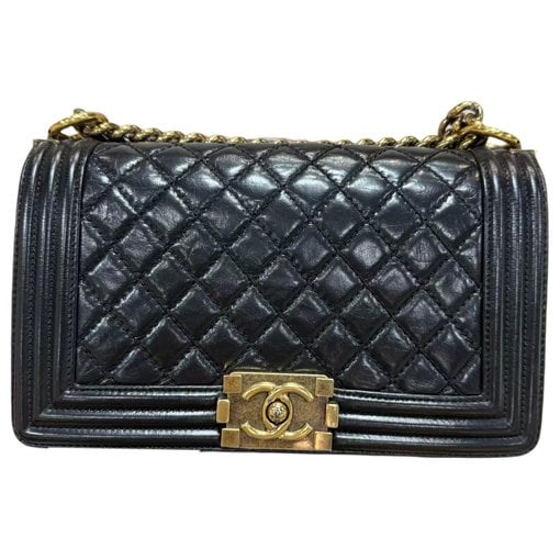 Boy pony-style calfskin handbag