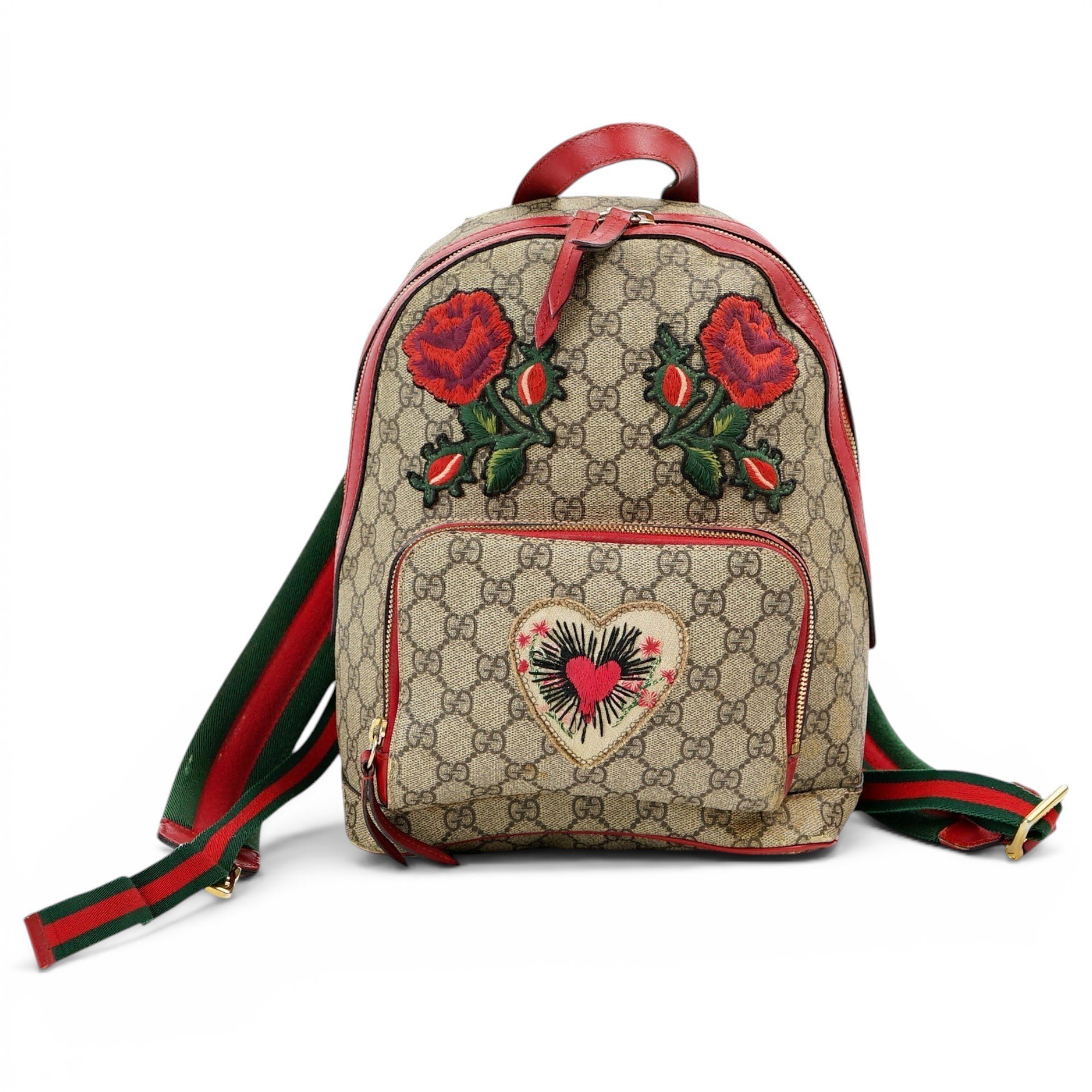 Leather backpack
