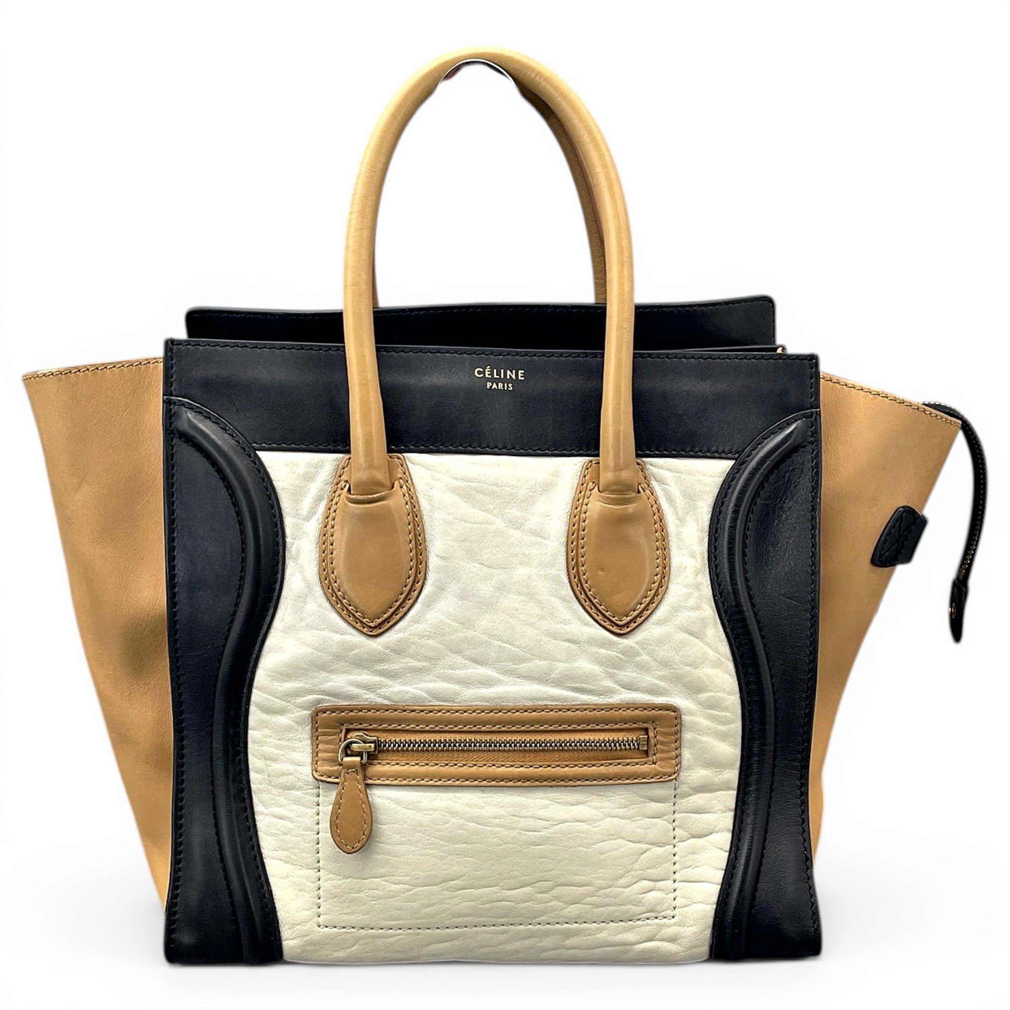 Luggage leather handbag