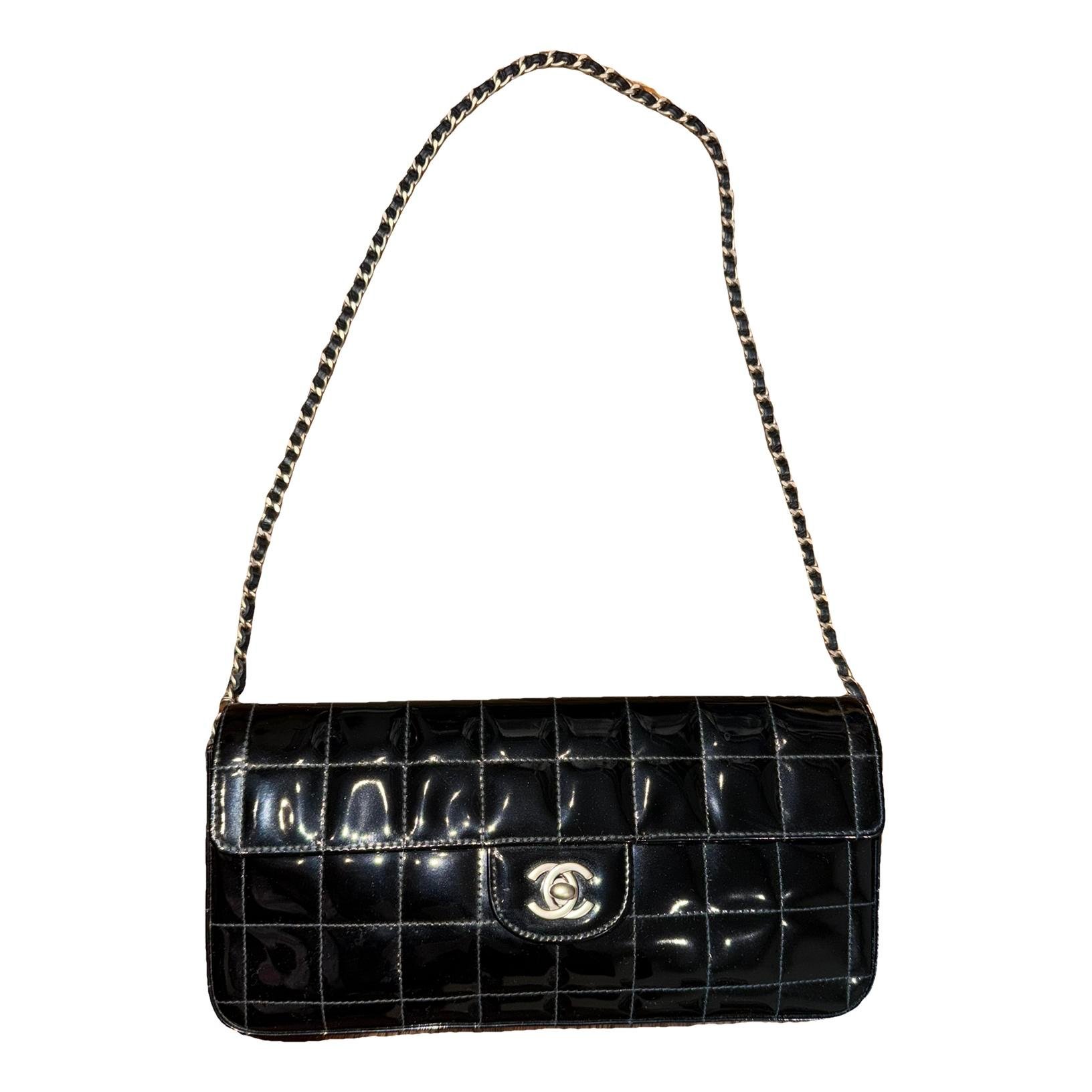 East West Chocolate Bar leather handbag