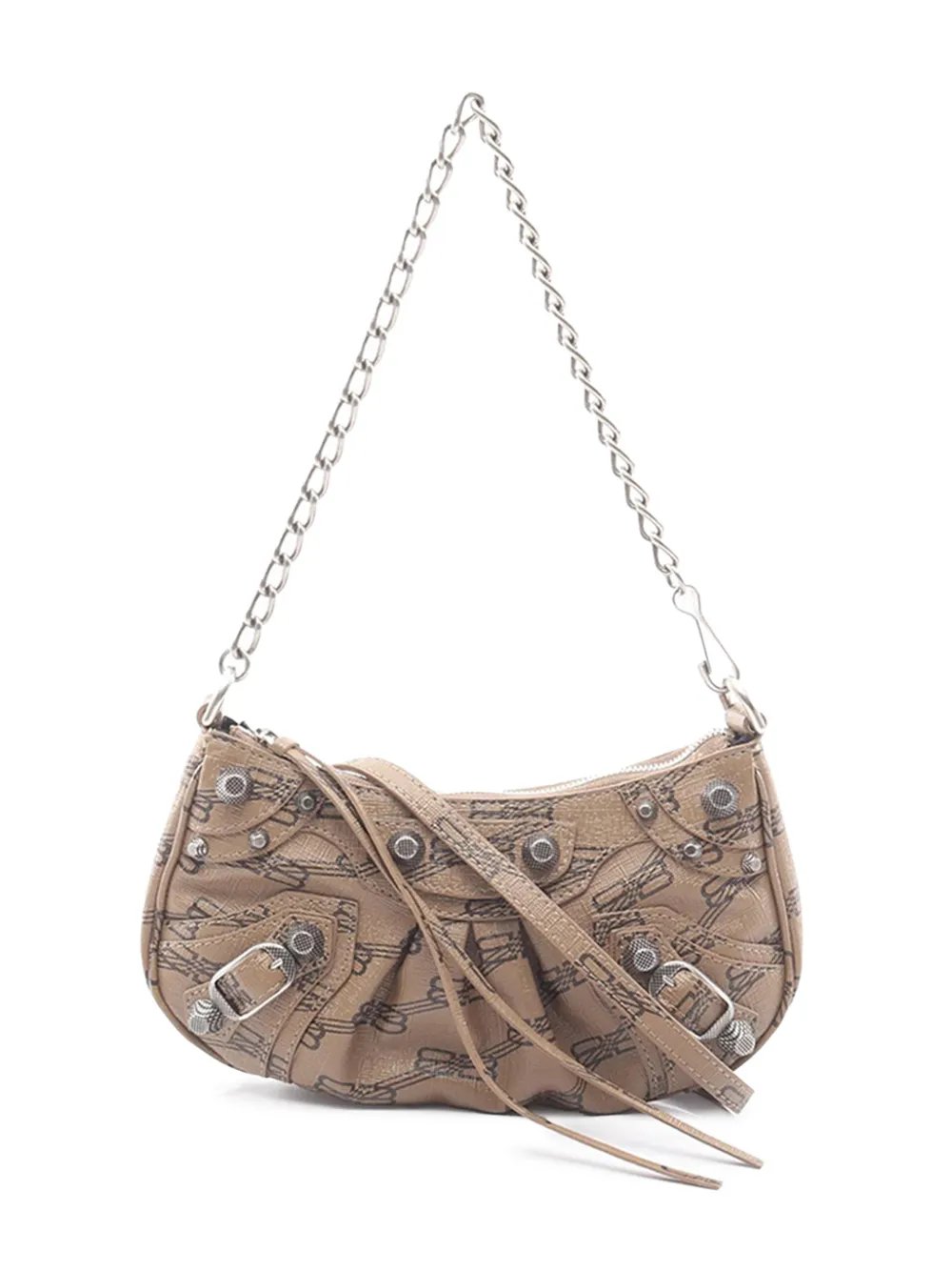 2010-2026 Mini BB Monogram Coated Canvas Le Cagole satchel