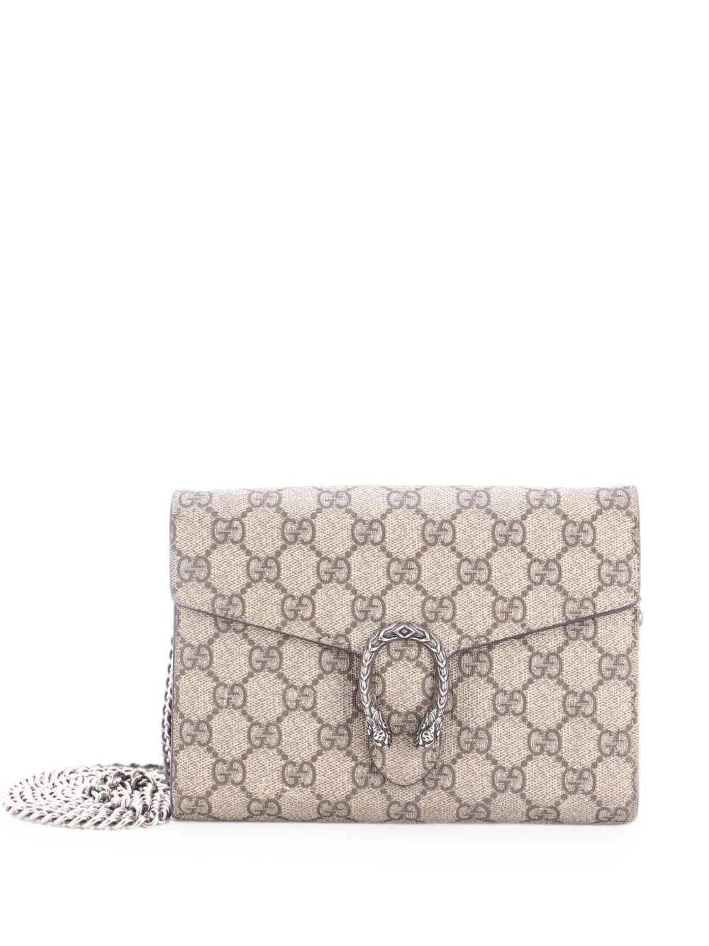 Dionysus Chain Wallet GG Coated Canvas Small crossbody bag