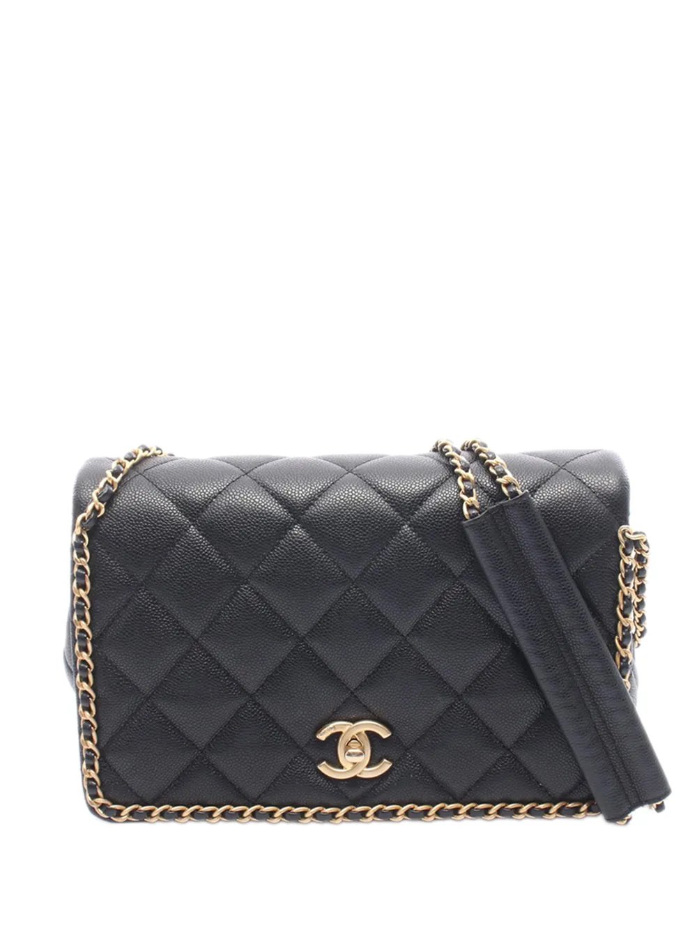2021-2026 CC Quilted Caviar Chain Around Flap shoulder bag