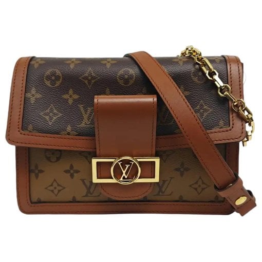Dauphine leather crossbody bag