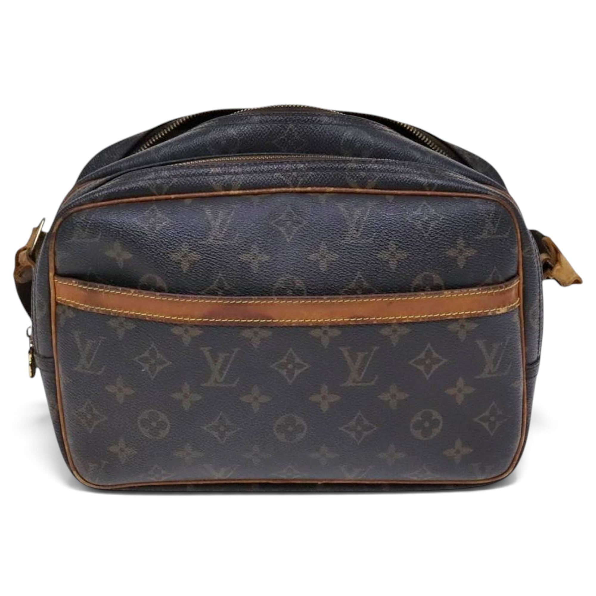 Reporter leather handbag