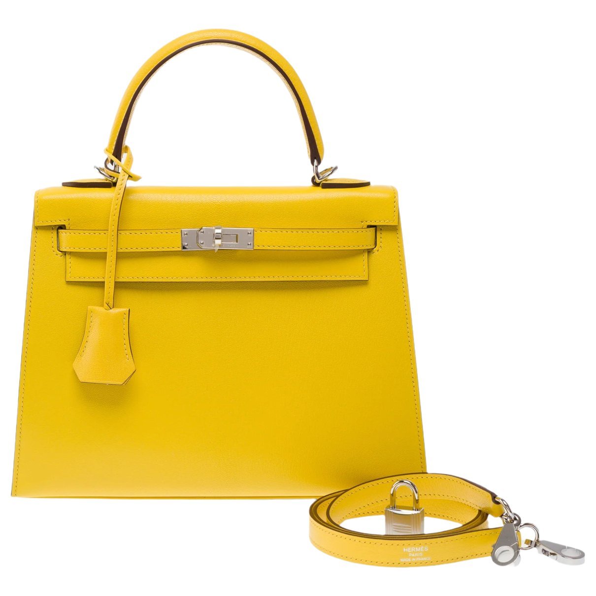 Kelly 25 leather handbag