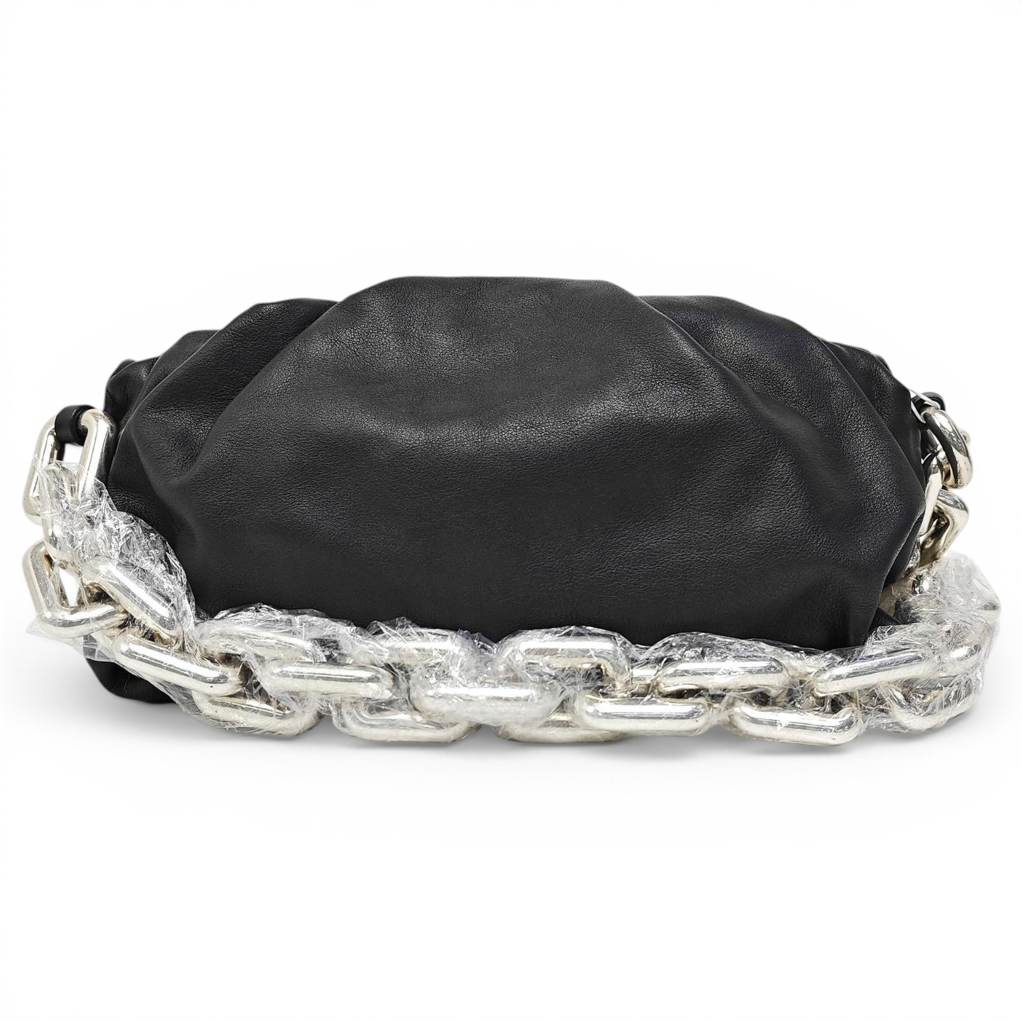 Chain Pouch leather handbag