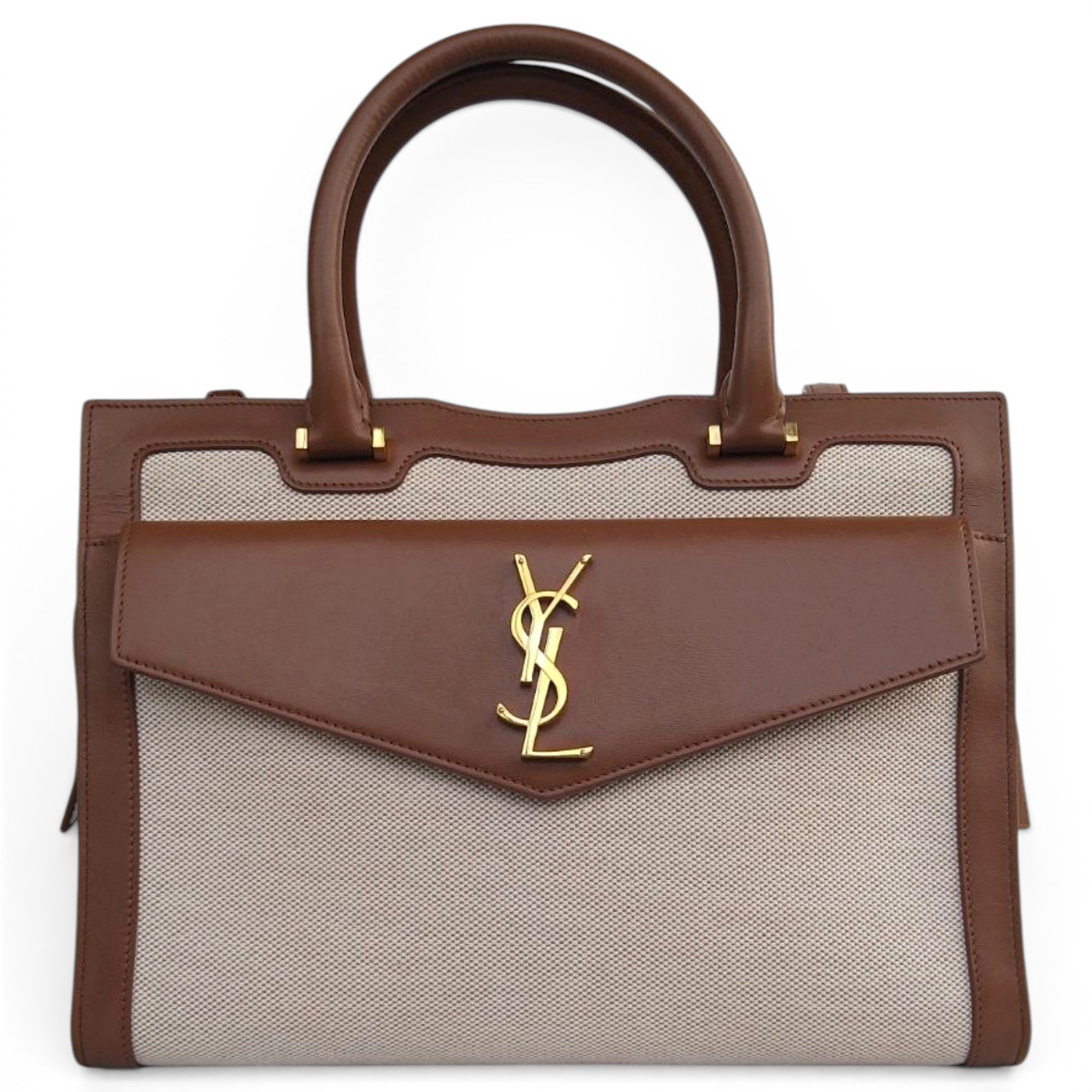 Uptown leather tote