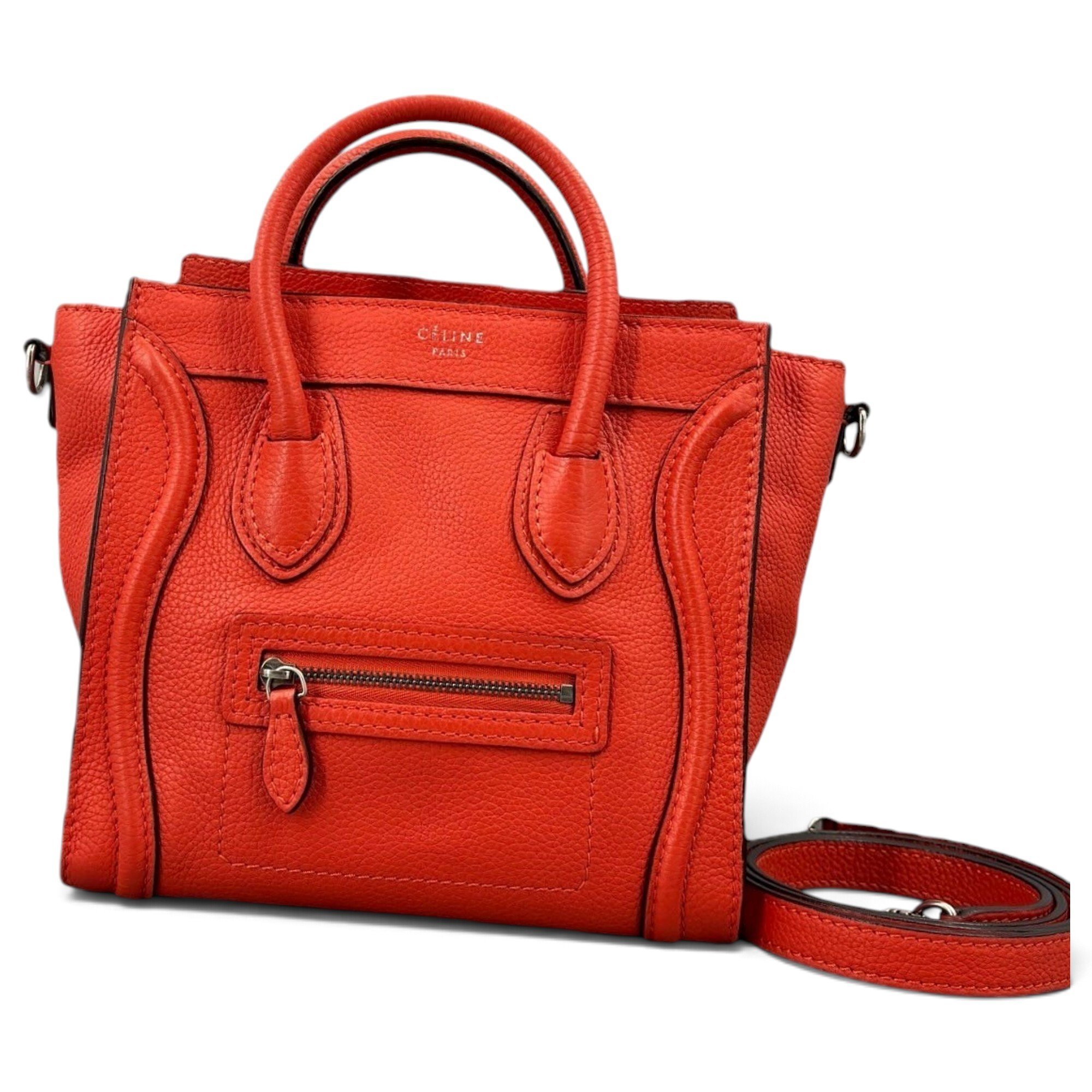 Nano Luggage leather handbag