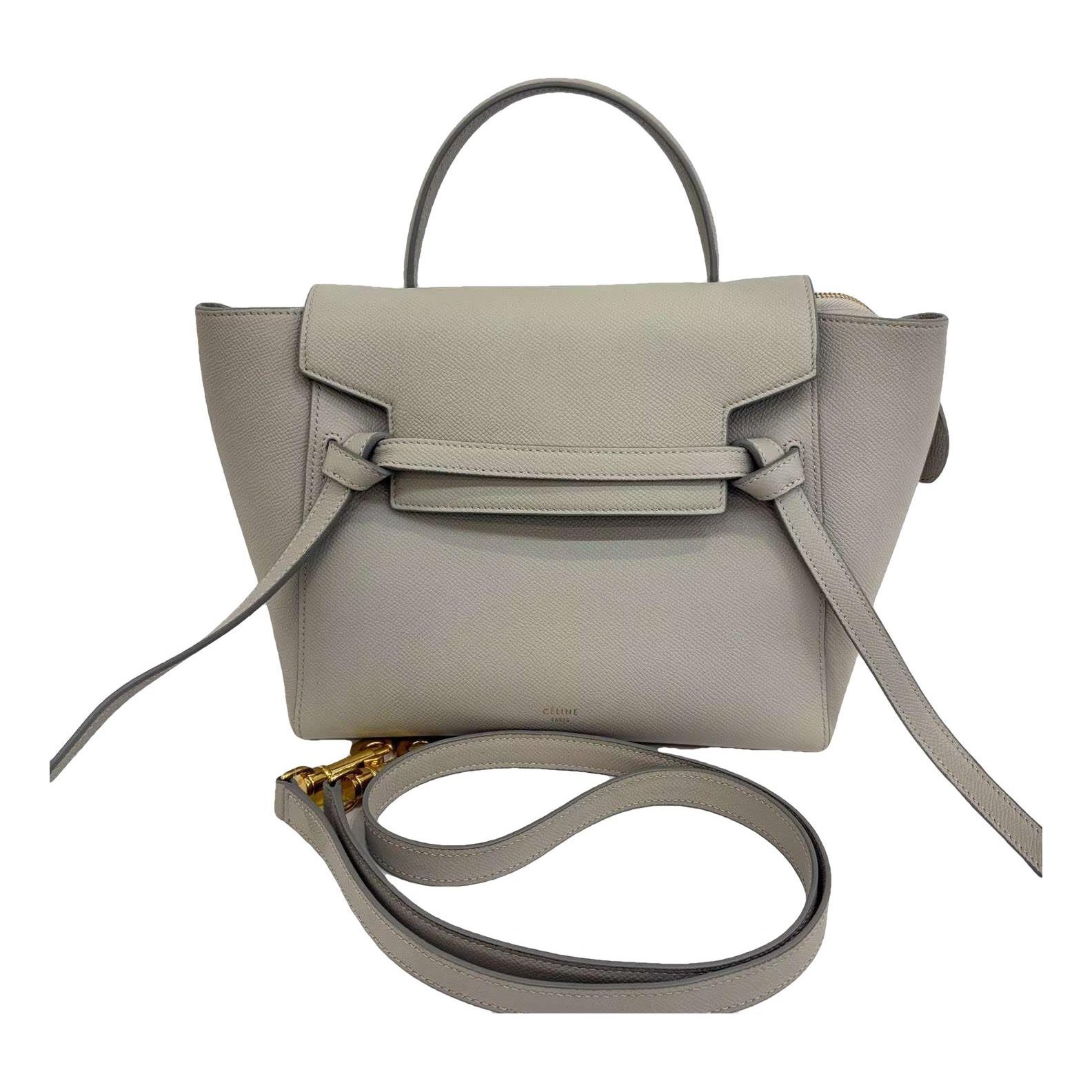 Belt leather handbag