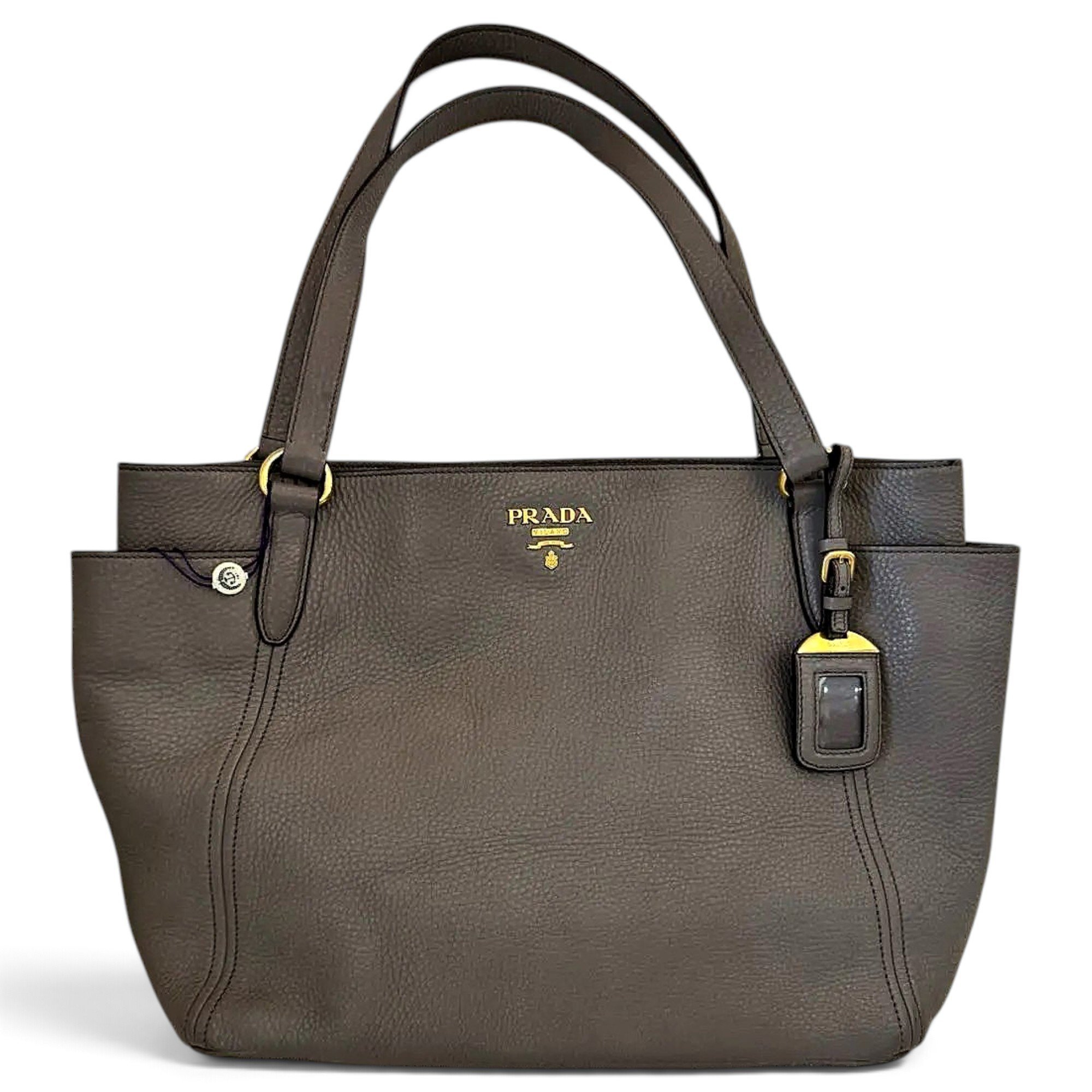 Leather tote