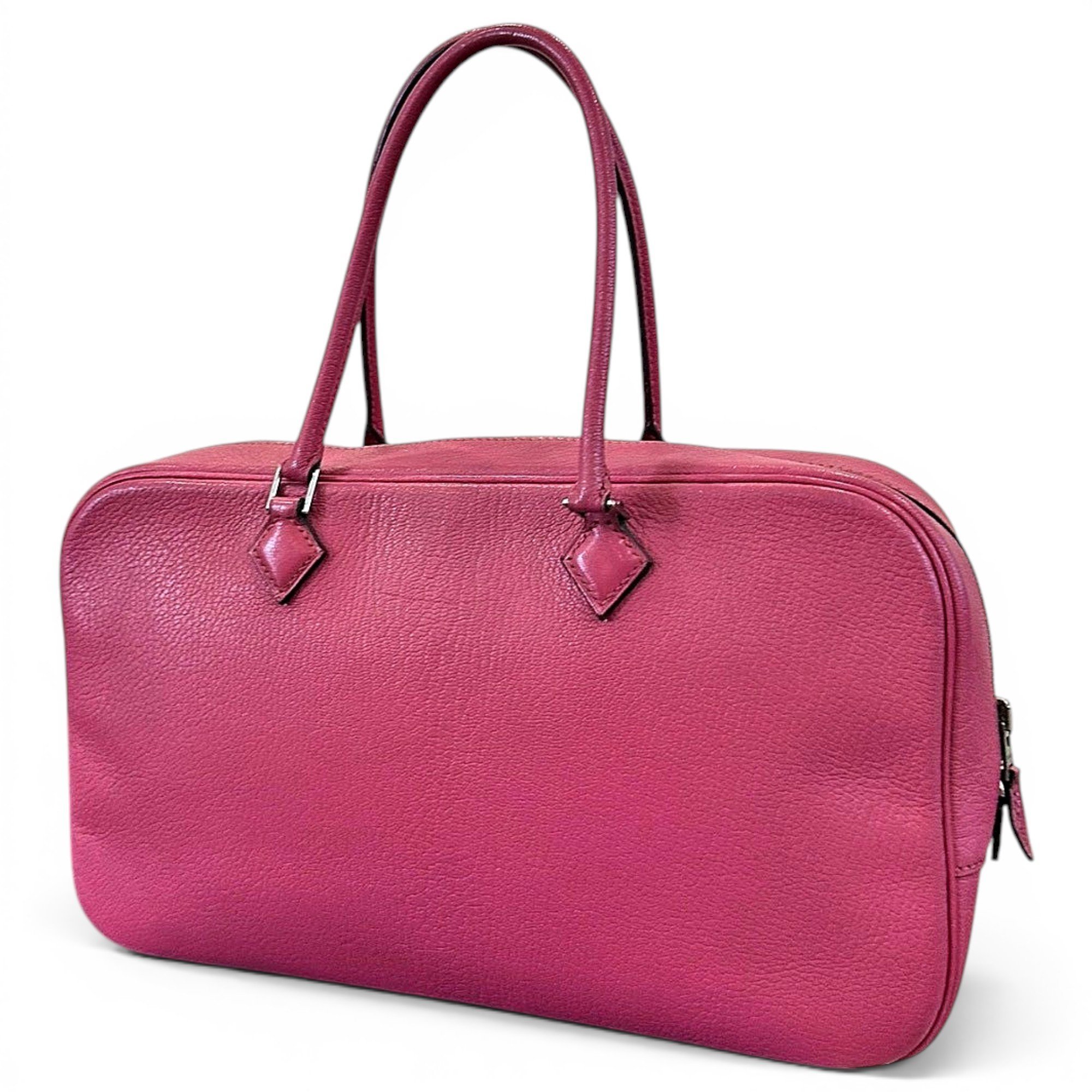 Plume leather handbag