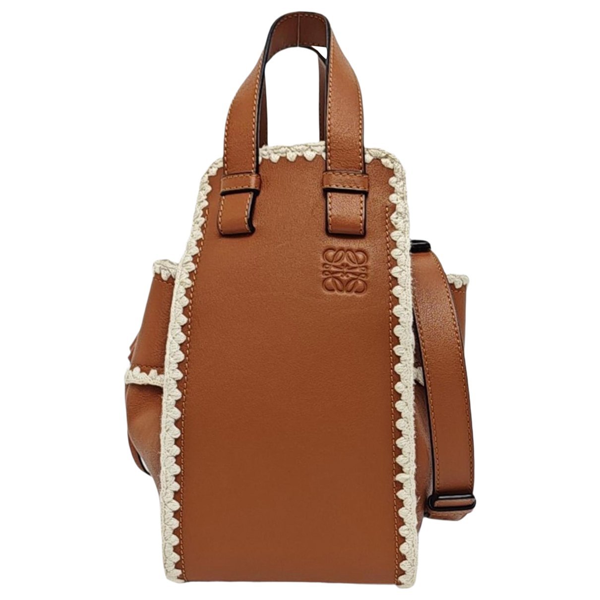 Hammock leather handbag