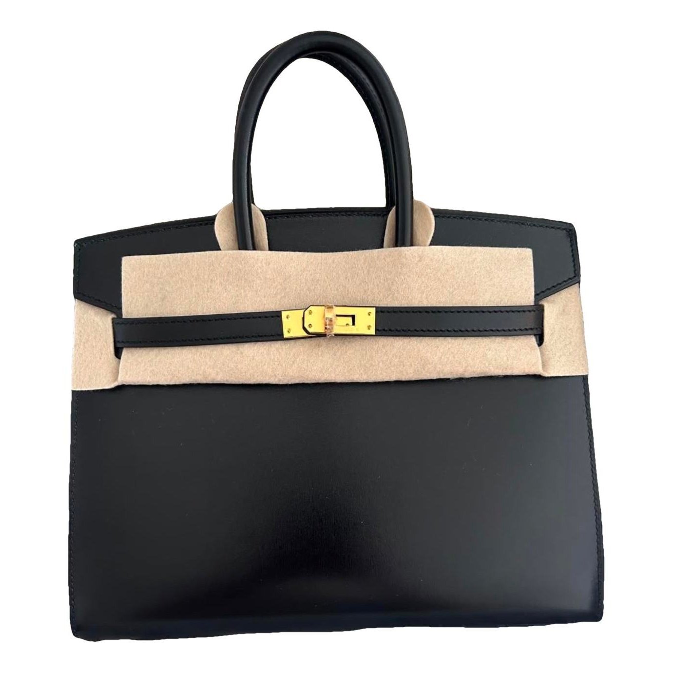Birkin 25 leather handbag