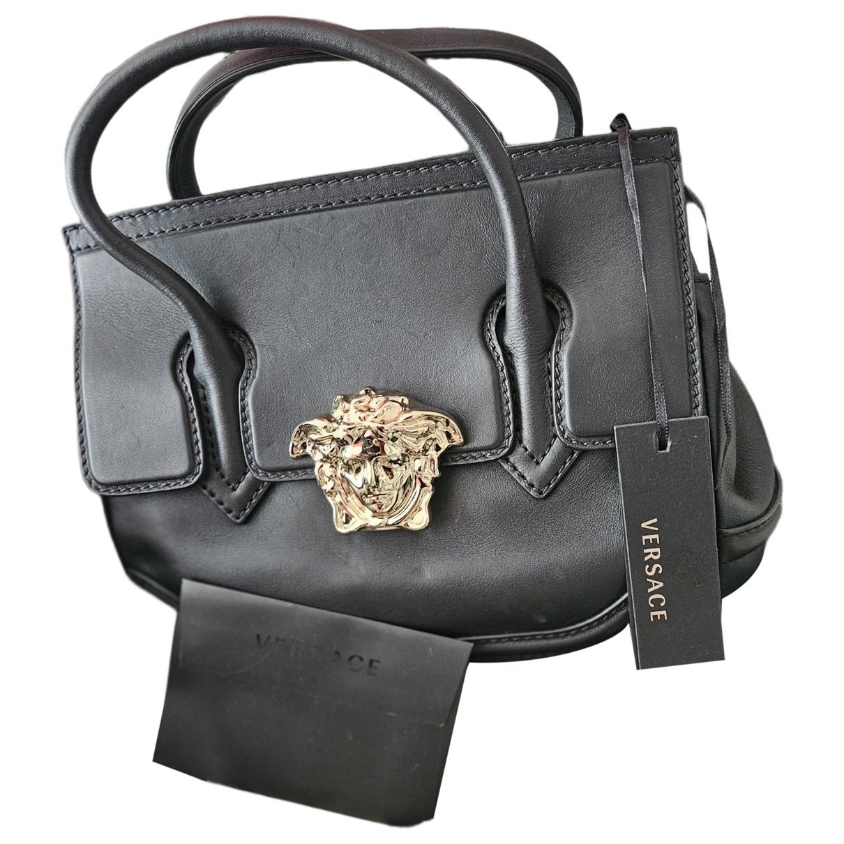 Versace Palazzo Empire leather handbag