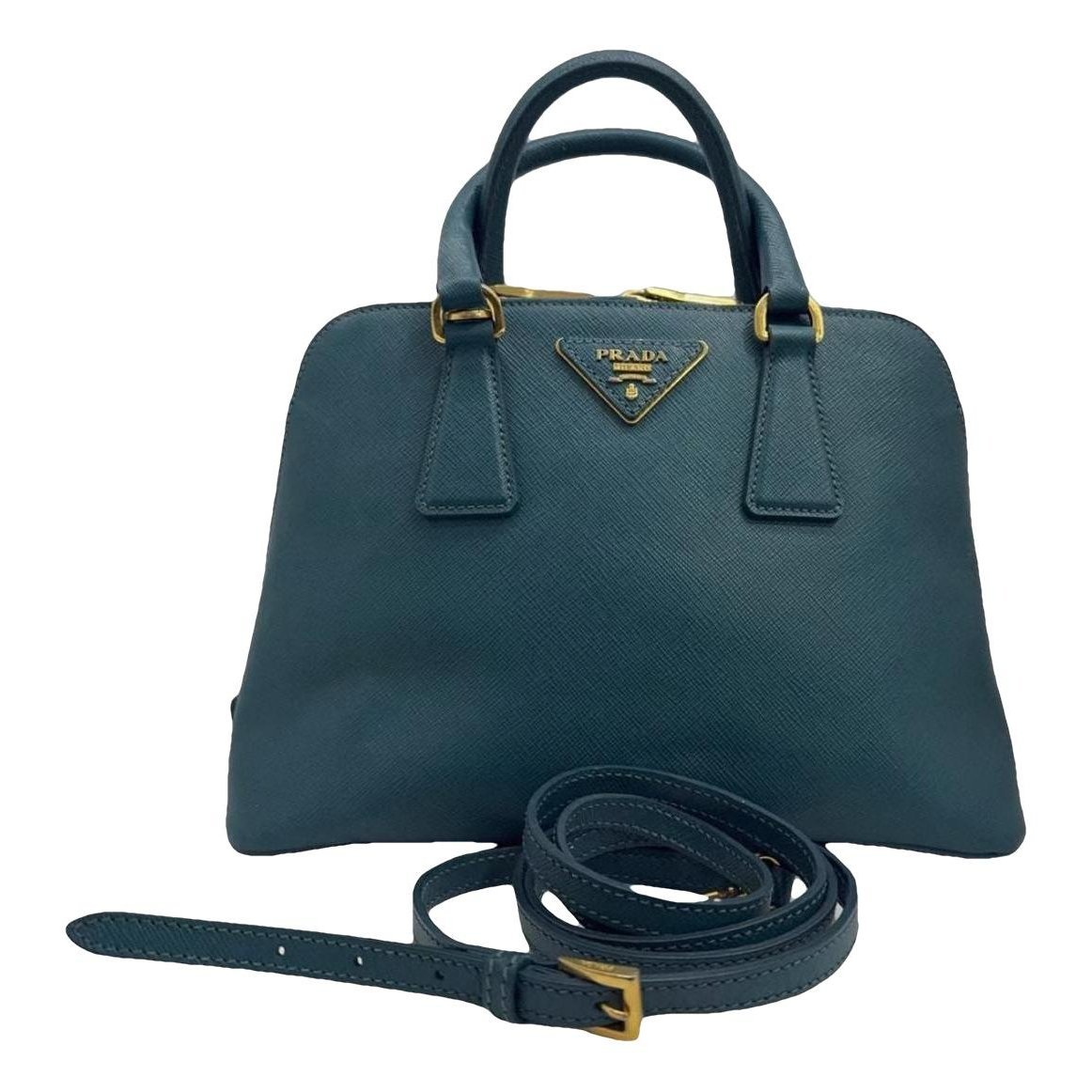 Promenade leather handbag