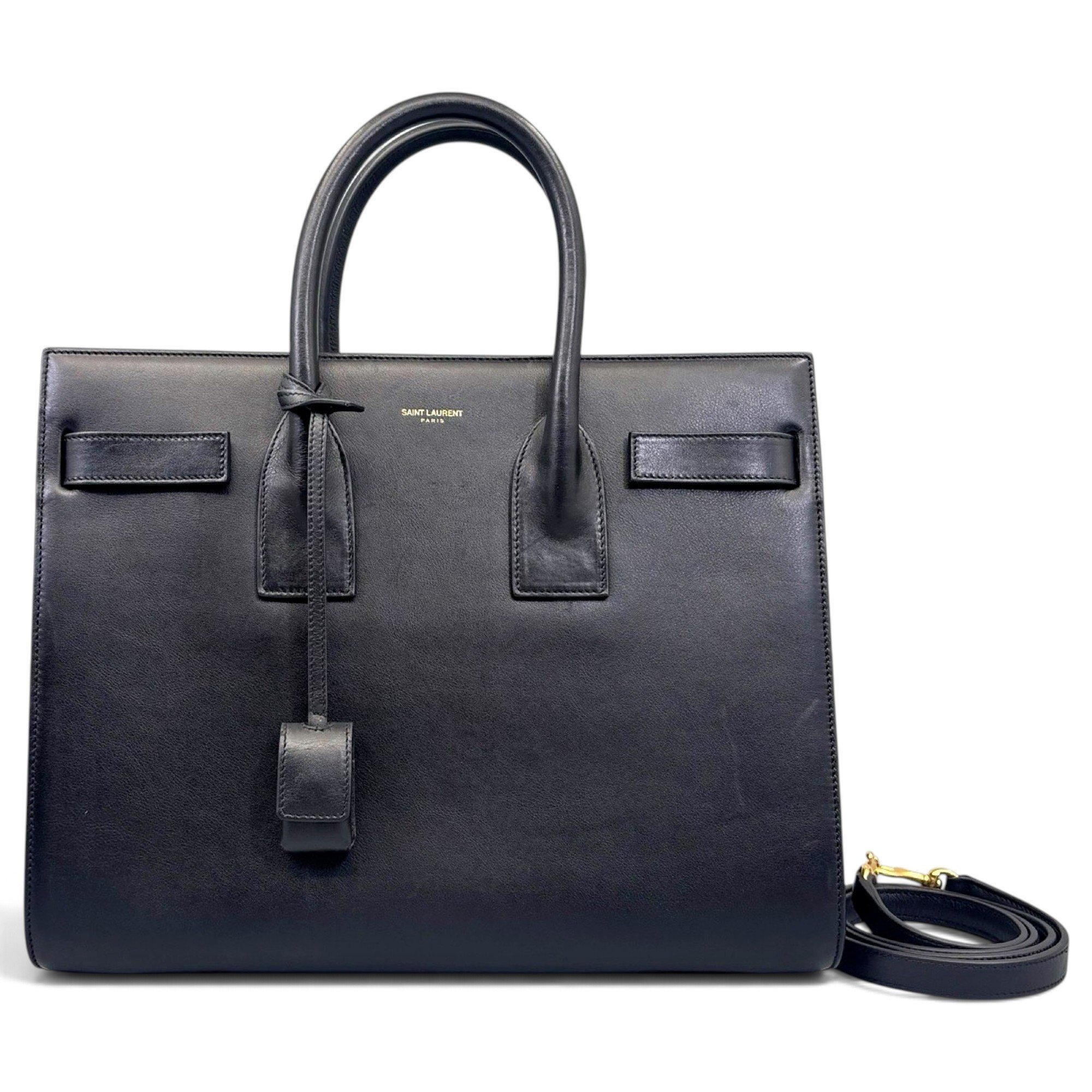 Saint Laurent Sac de Jour leather handbag