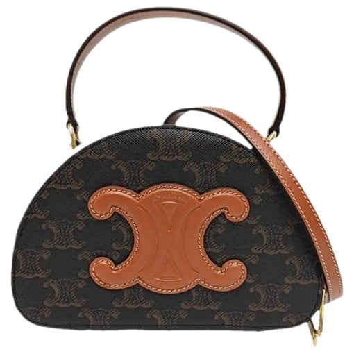 Triomphe leather handbag