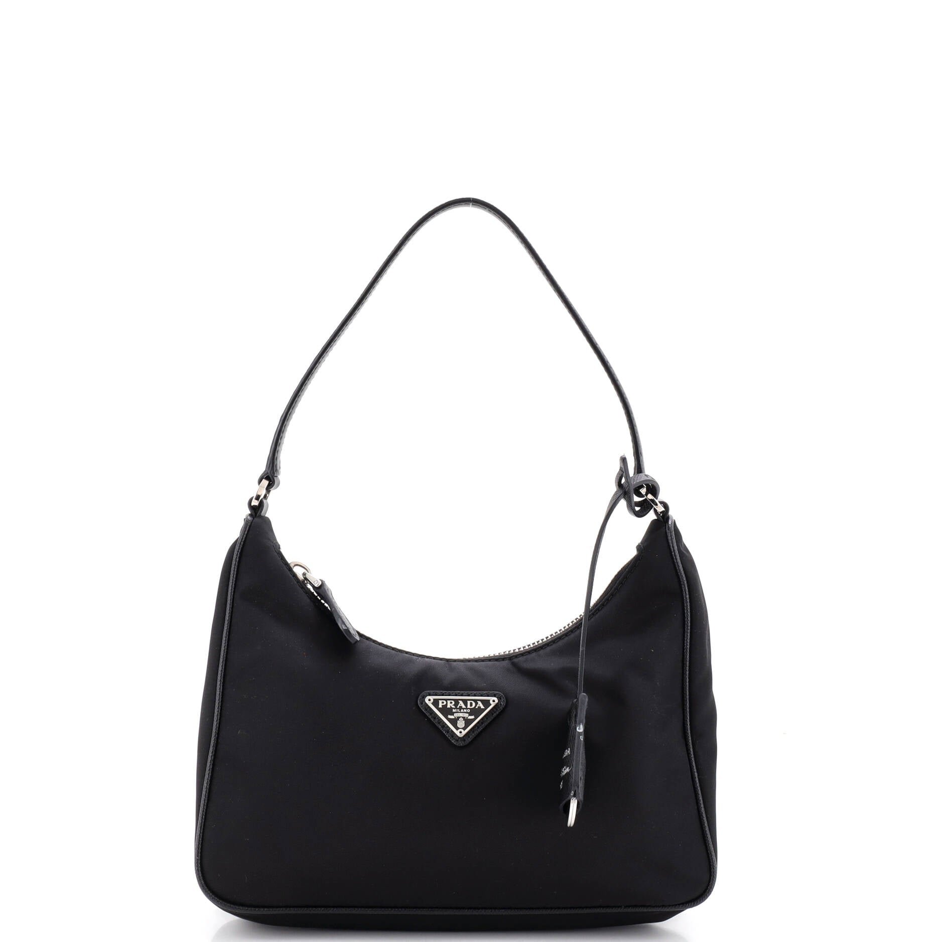 Re-Edition 2005 Hobo Tessuto with Saffiano Leather Mini