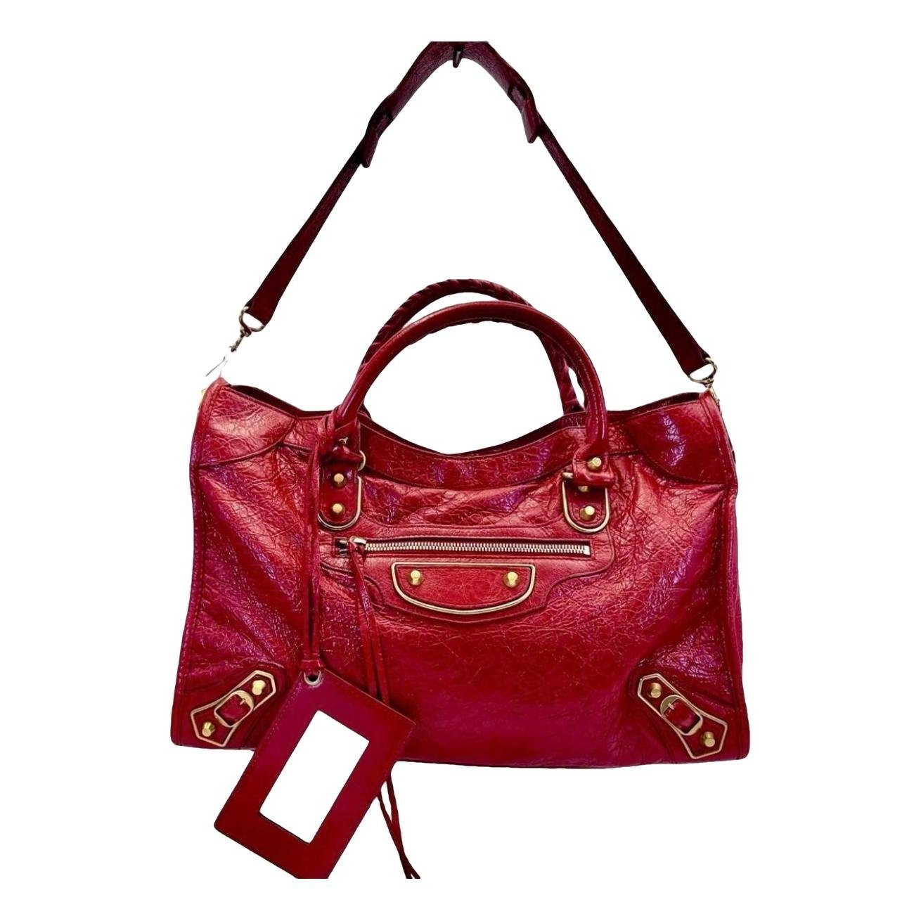 Classic Metalic vegan leather handbag