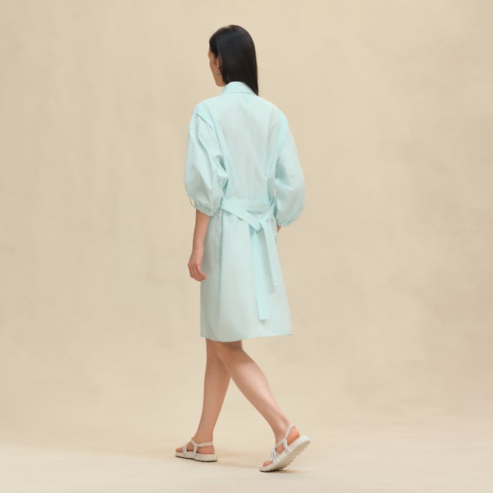 Vert Embrun "Mosaique" Shirt Dress