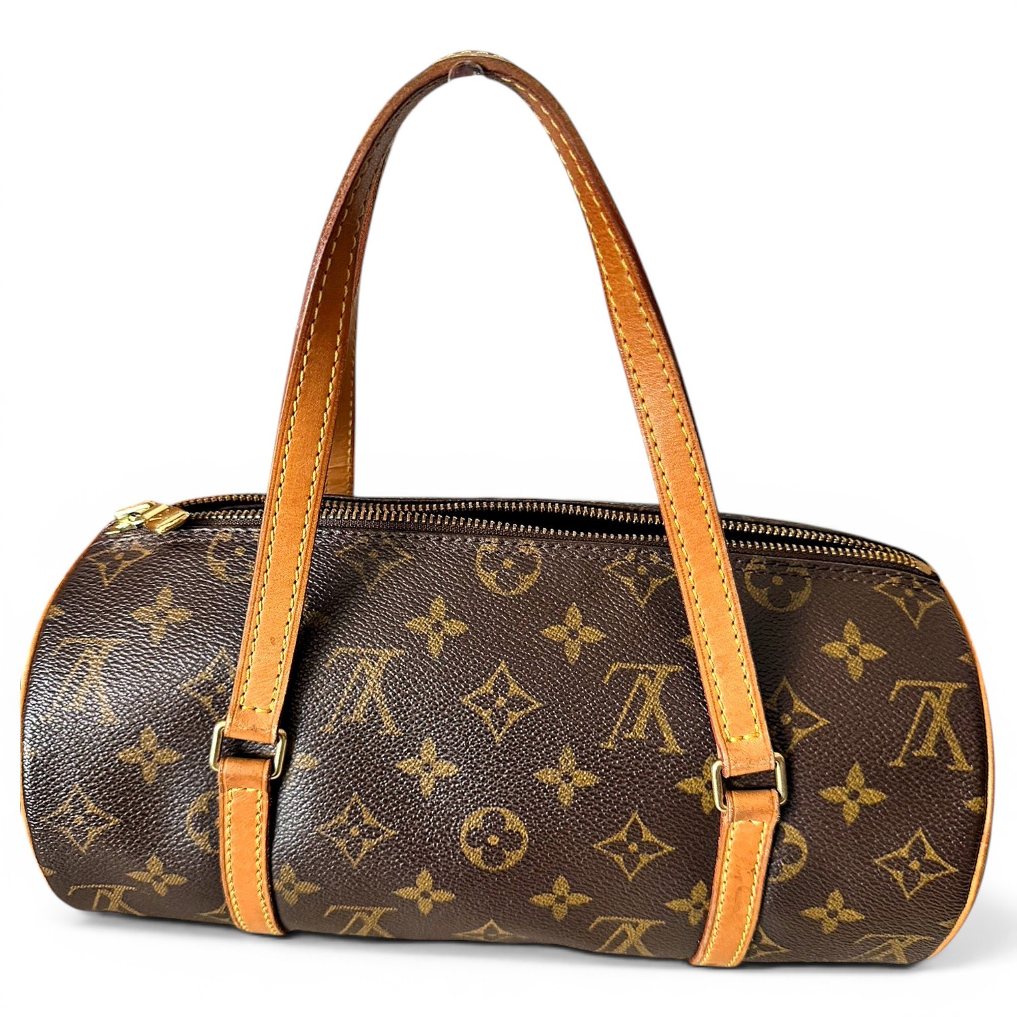 Papillon leather handbag
