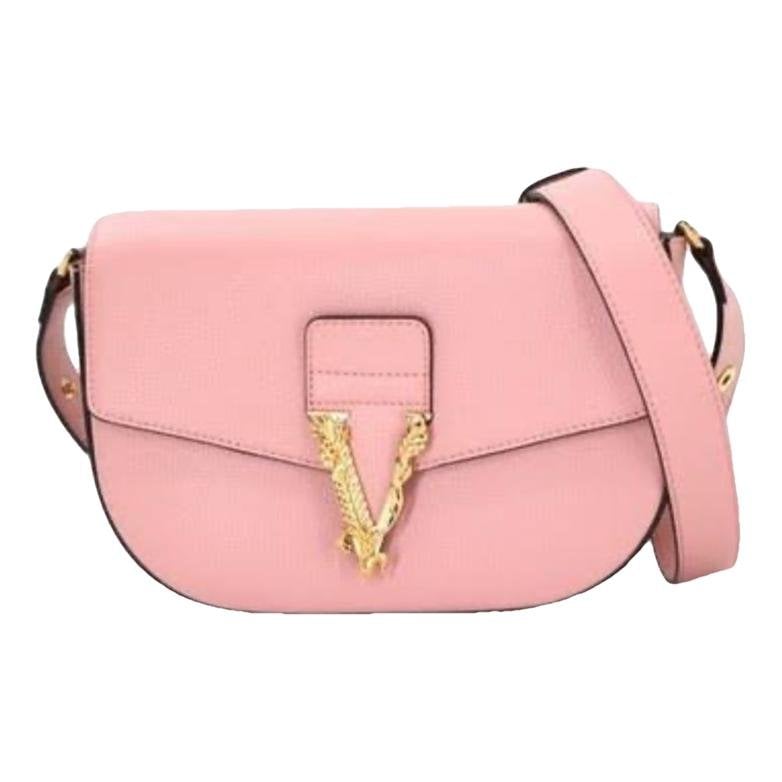Versace Virtus leather crossbody bag