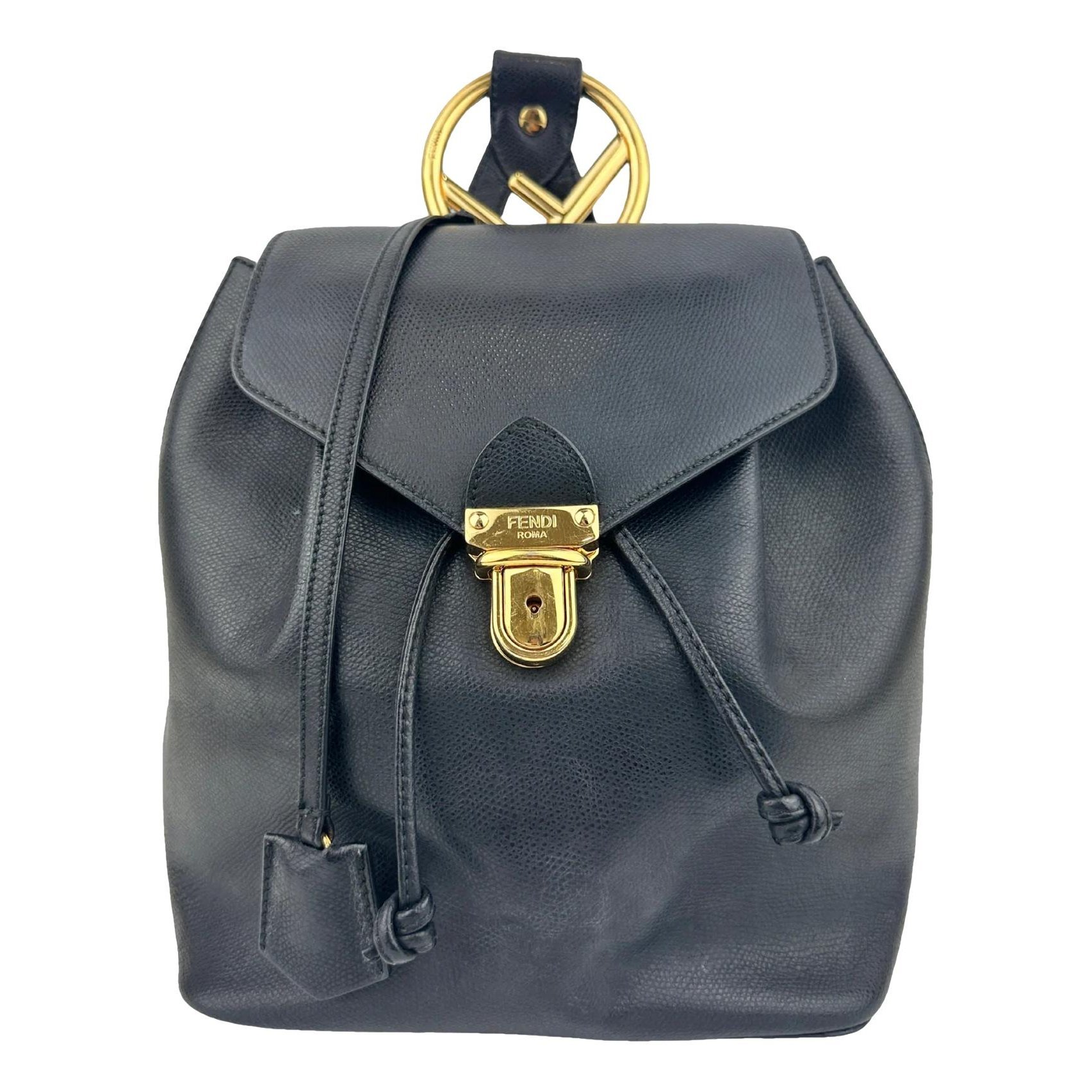 Leather backpack