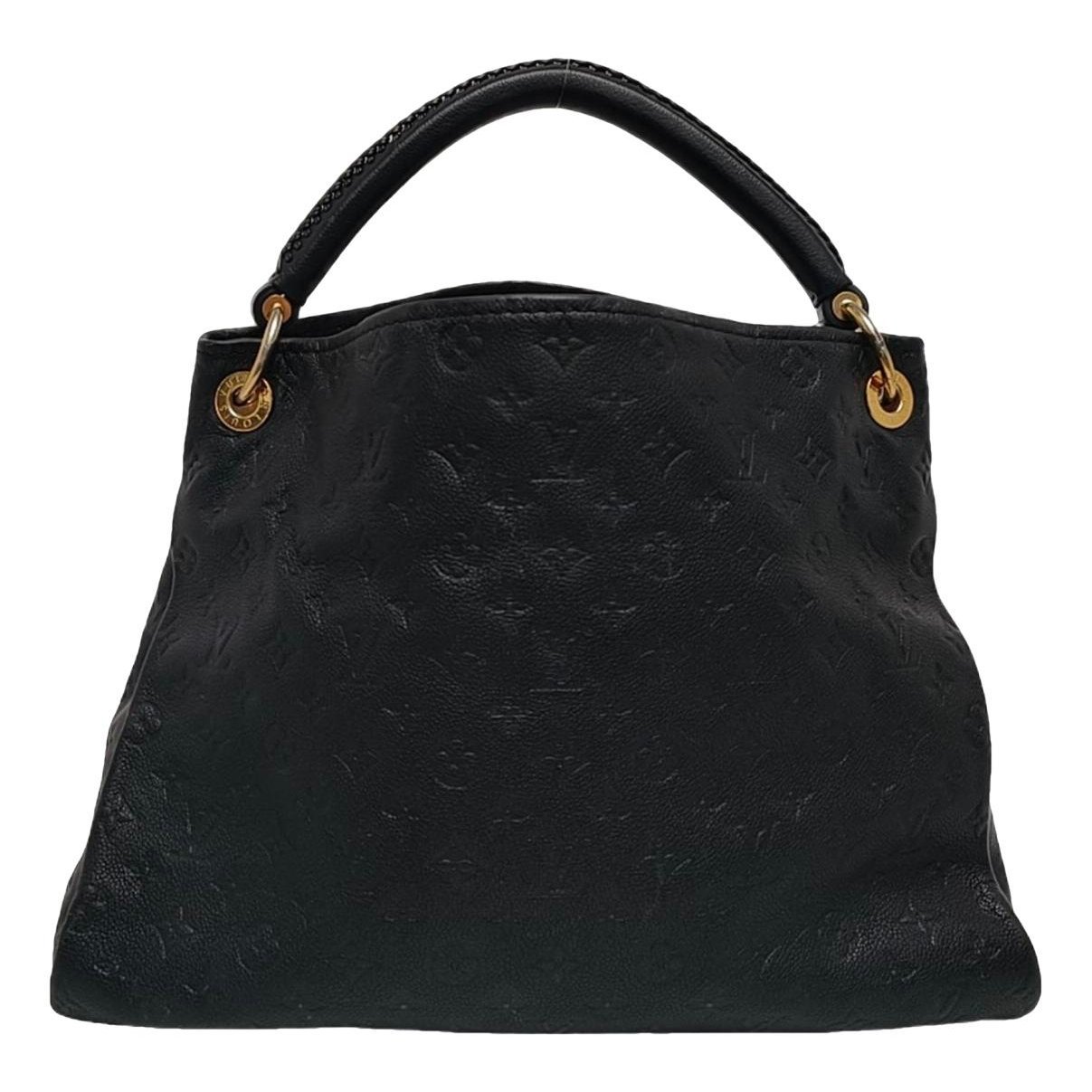 Artsy leather handbag