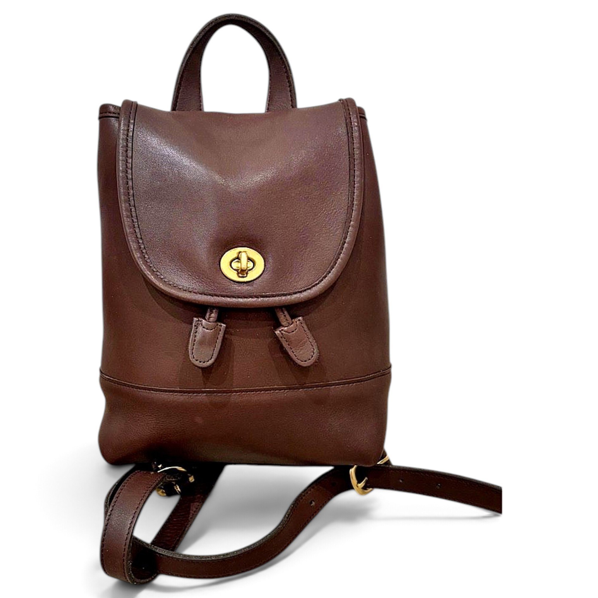 Campus leather backpack