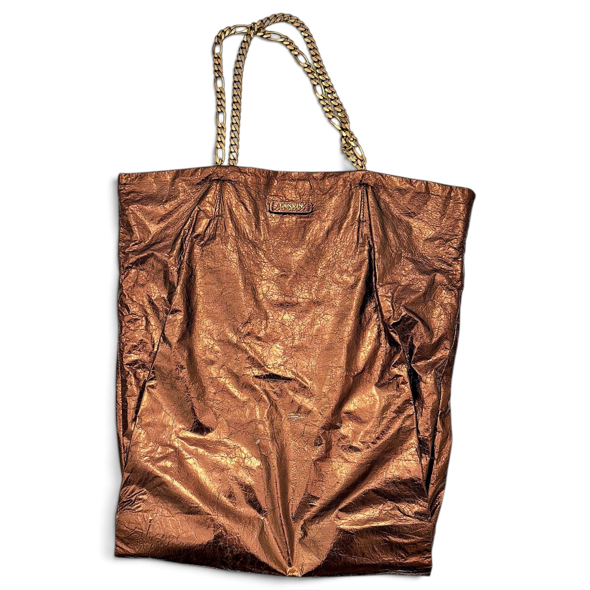 Leather tote