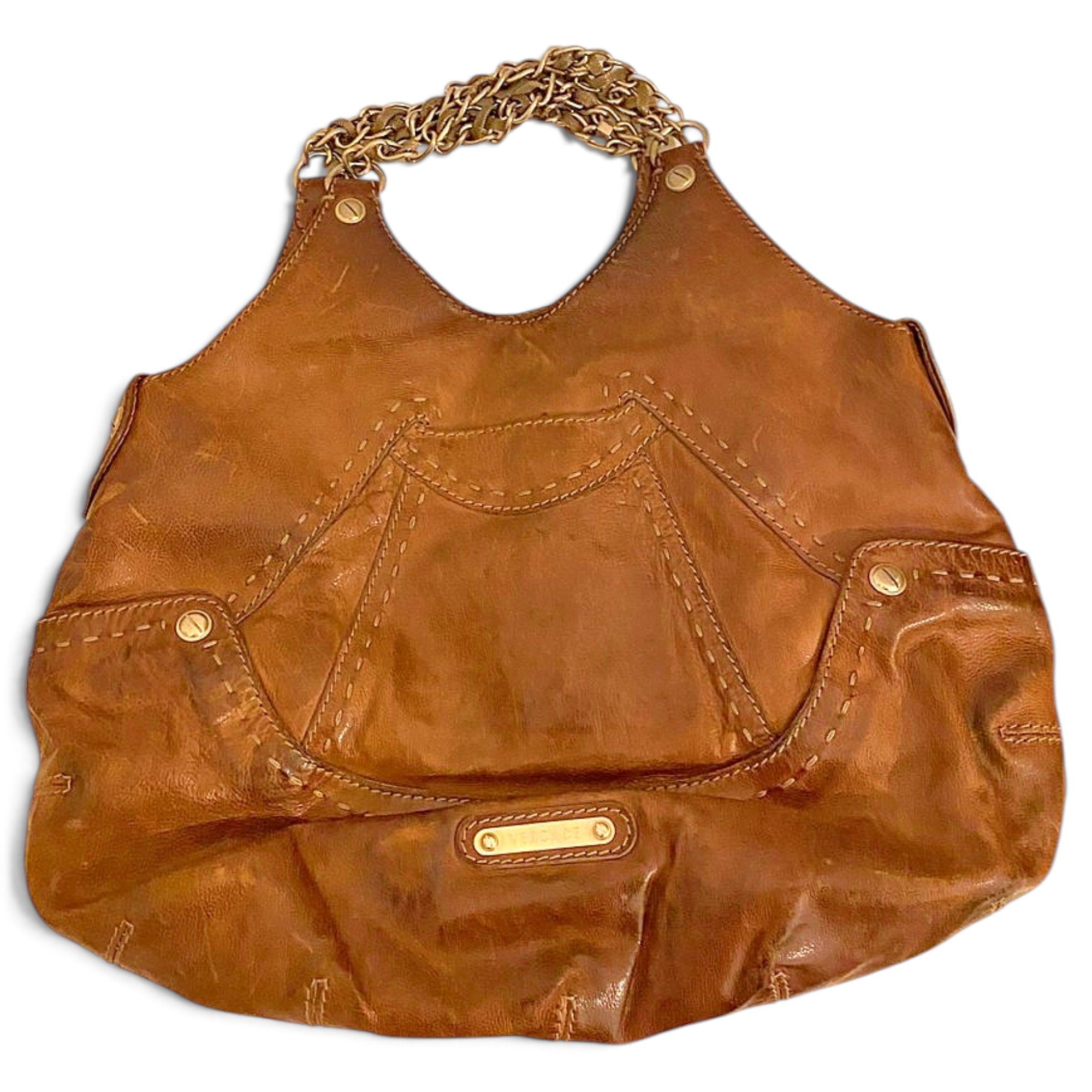Leather handbag