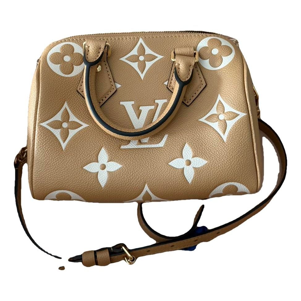 Speedy leather handbag