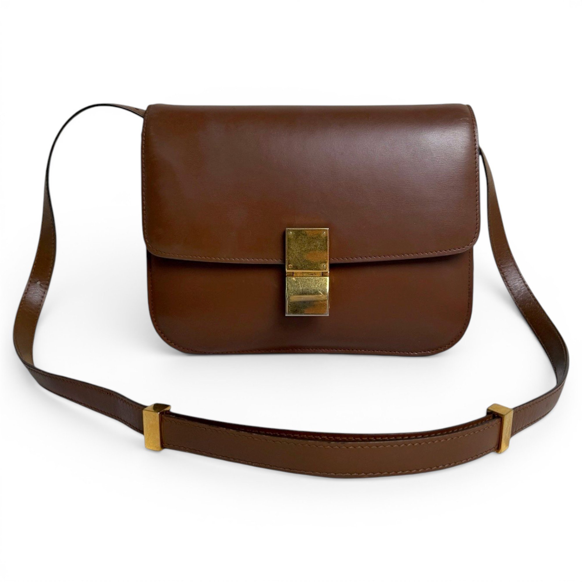Classic leather handbag