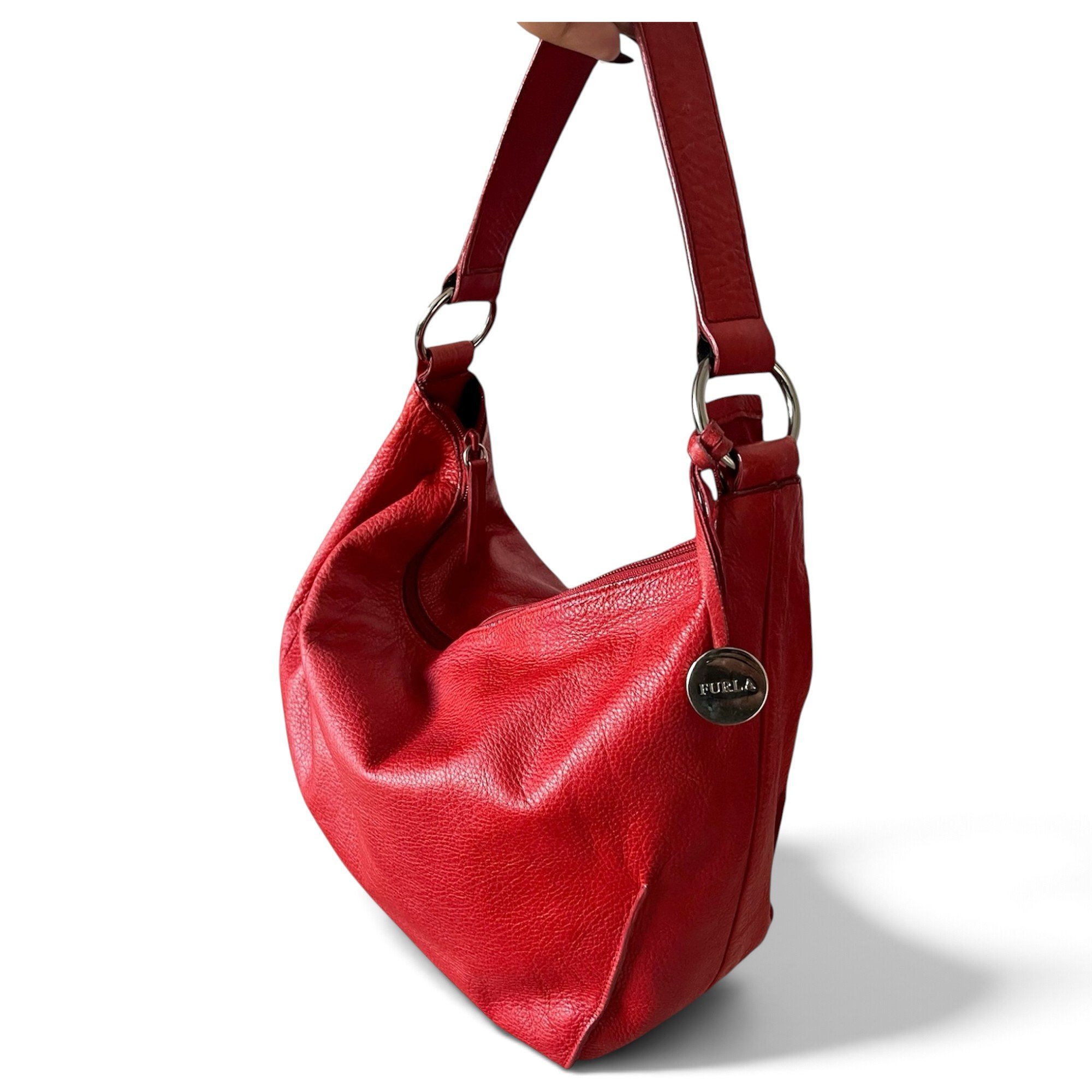 Leather handbag